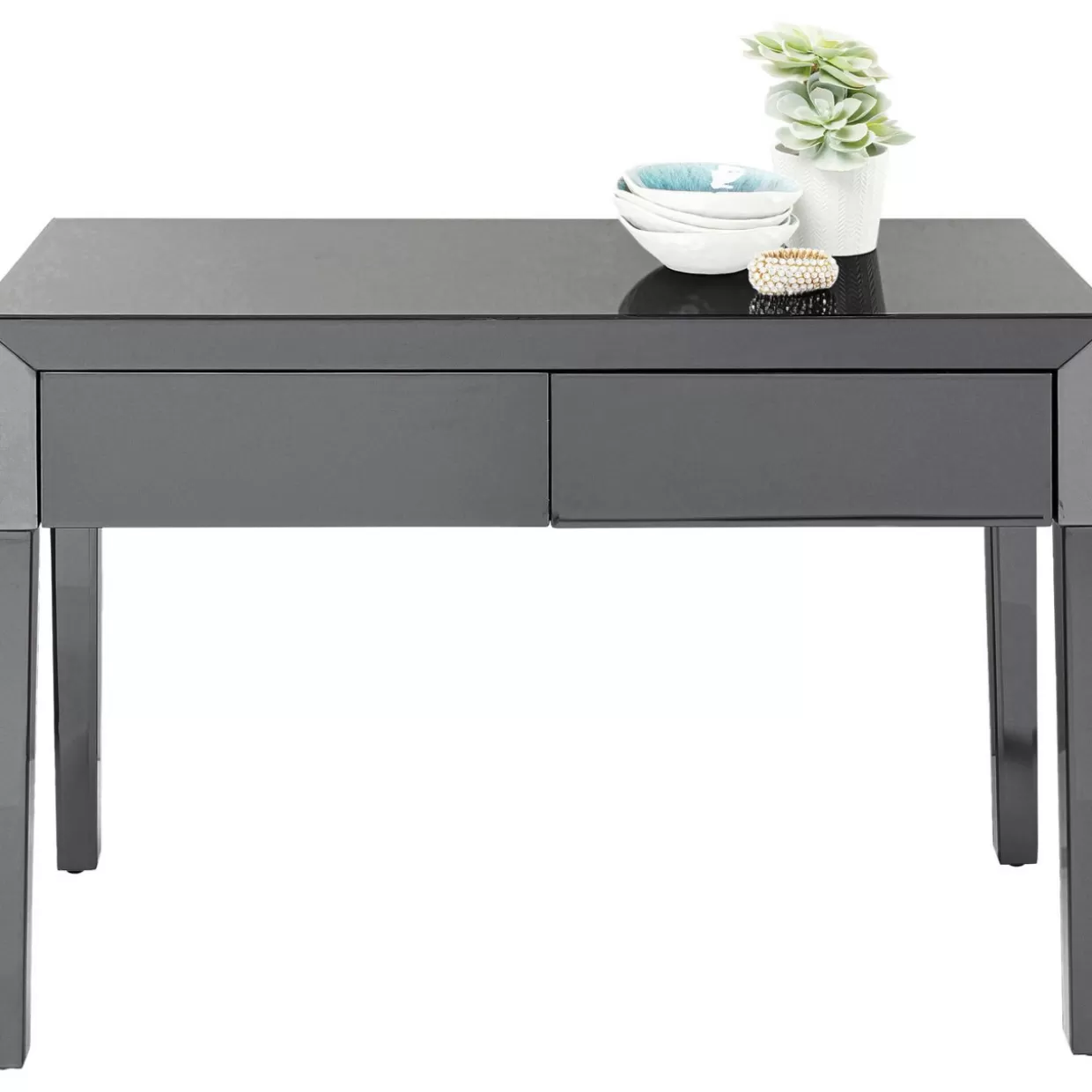 Design KARE - Comò e Credenze Moderni con Console Push di Lusso in Tonalità Grigio Elegante