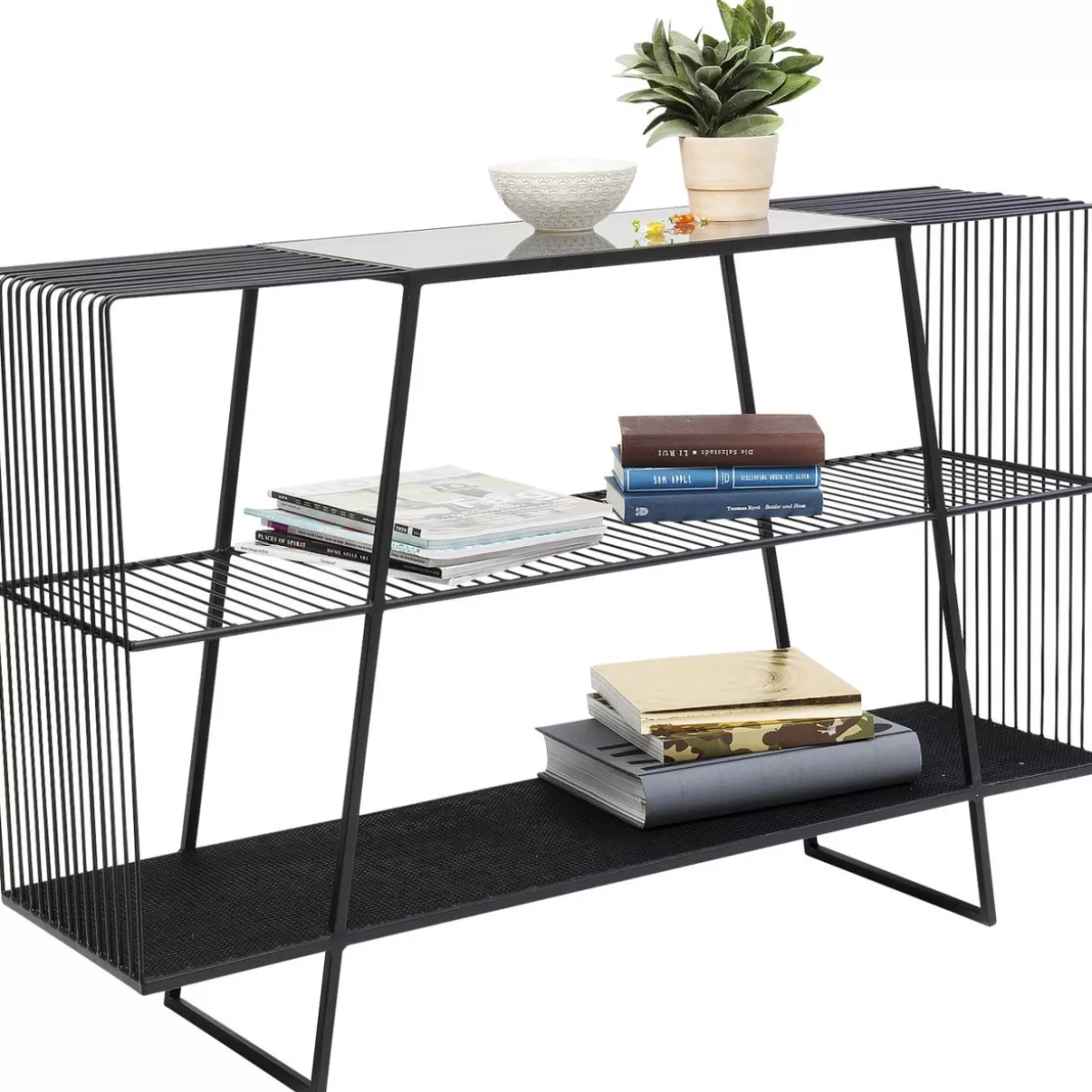 KARE Design - Comò e Credenze Contemporanee con Consolle Mesh Design Moderno - Linea Elegante per Soggiorno e Ingresso