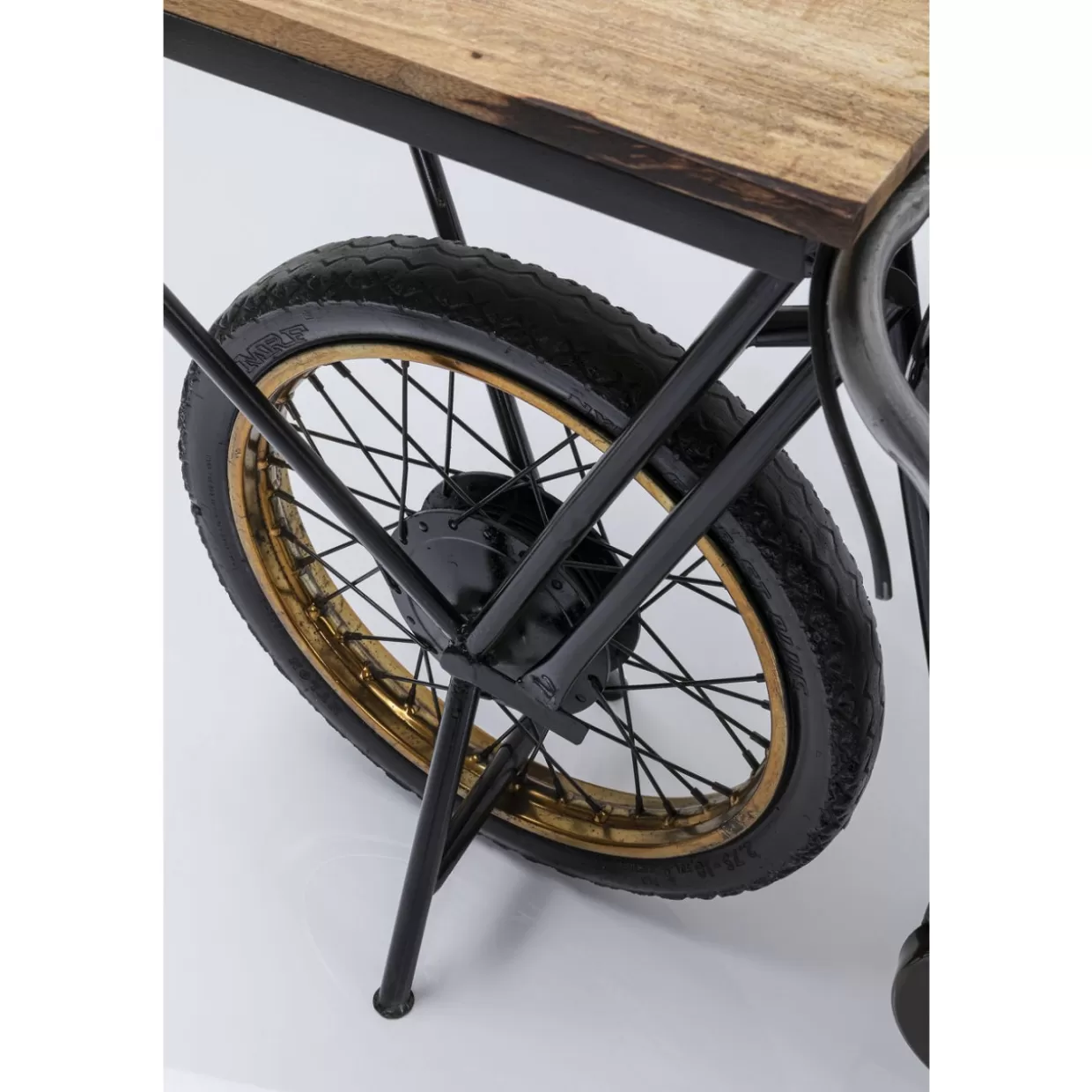 KARE Design - Comò e Credenze Moderni con Consolle Linea Motociclismo in Finitura Nera Lucida