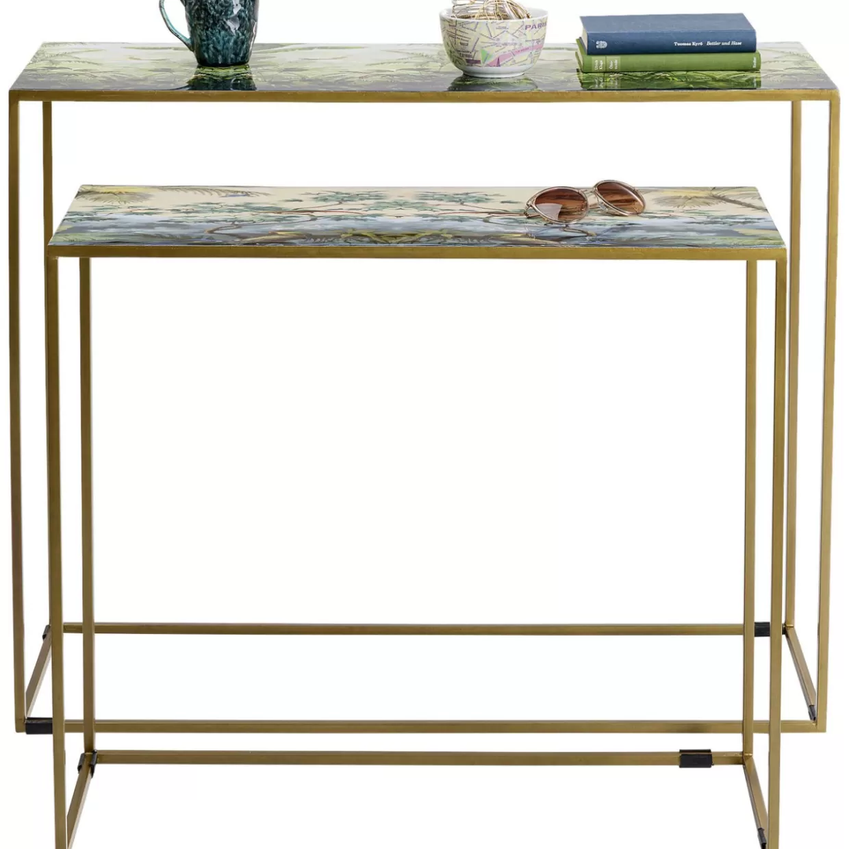 KARE Design - Set di 2 Credenze e Comò Moderni con Design Funzionale - Collezione Paradise Console per Soggiorno