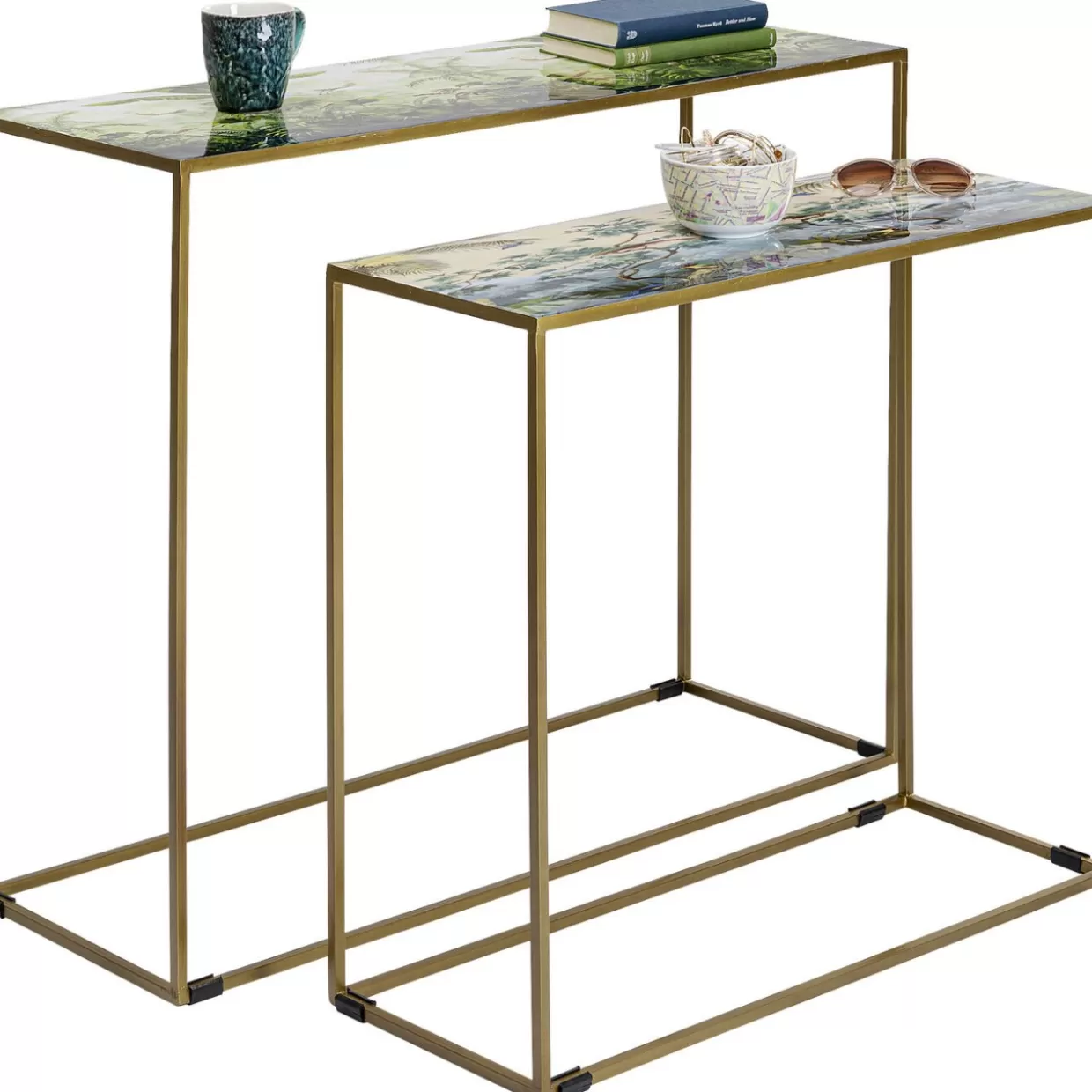 KARE Design - Set di 2 Credenze e Comò Moderni con Design Funzionale - Collezione Paradise Console per Soggiorno
