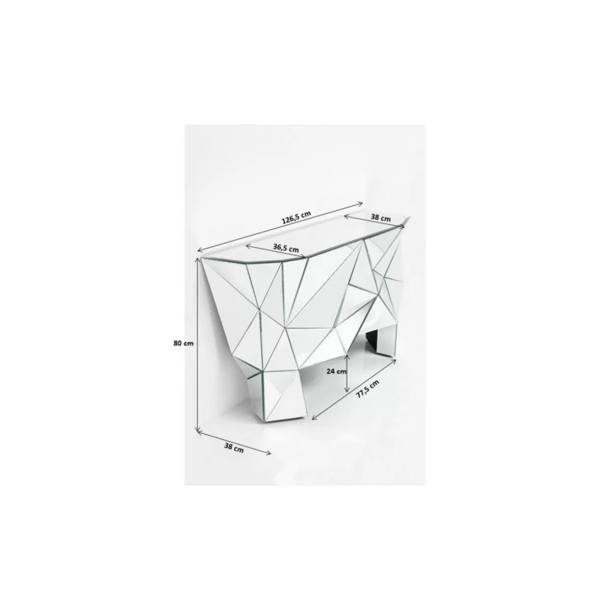 KARE Design - Comò e Credenze Moderne con Console Prisma, Arredi Funzionali per Ambienti Contemporanei