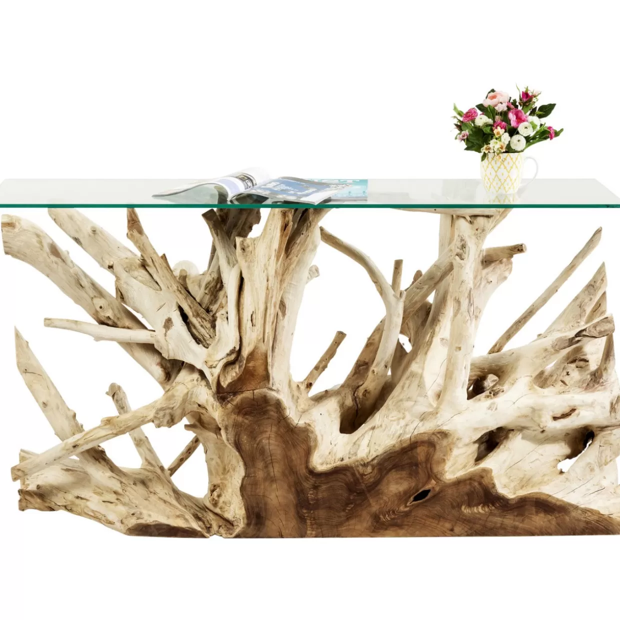 KARE Design Comò e Credenze con Consolle | Stile Roots 150x45 cm - Design Ricercato per Arredamento Moderno