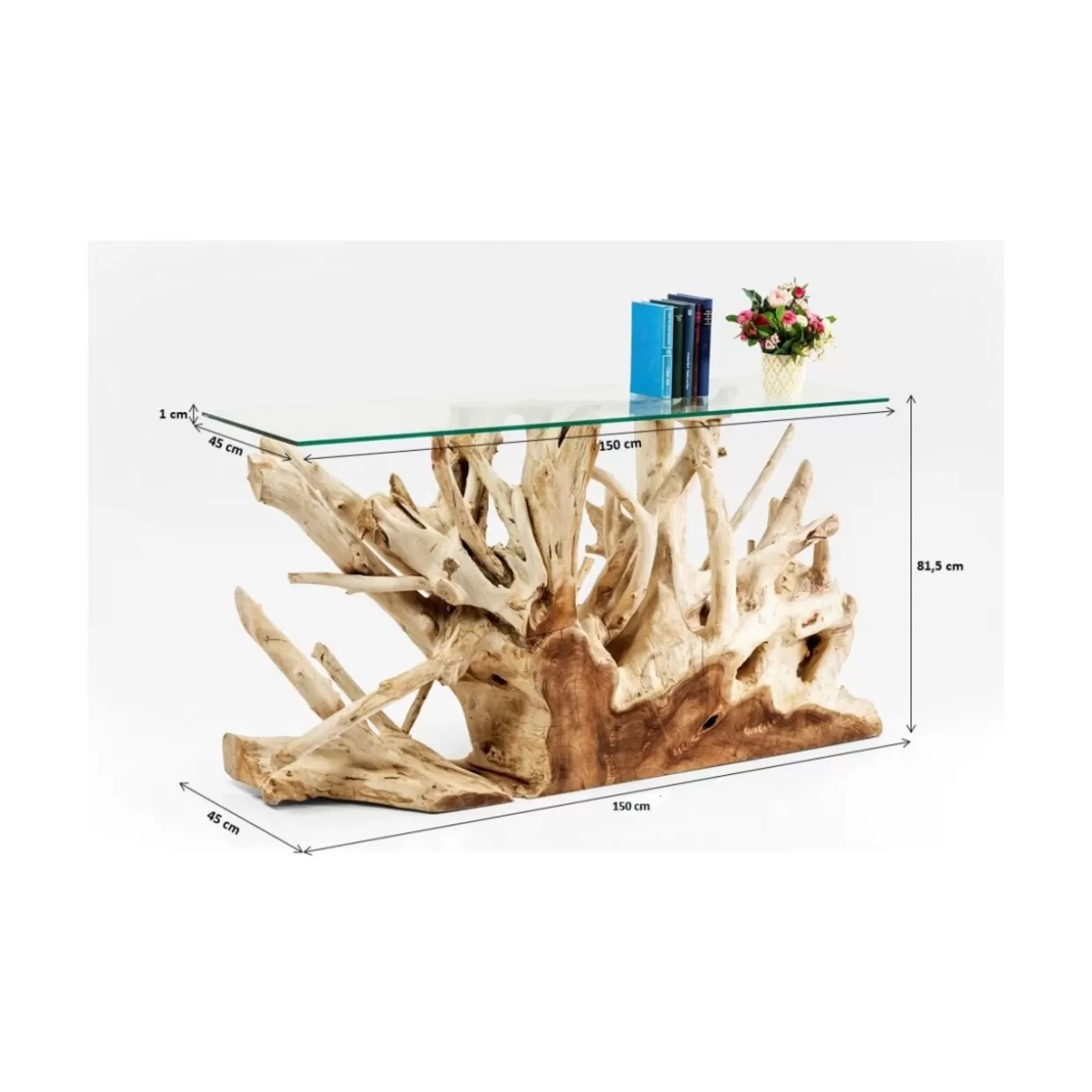 KARE Design Comò e Credenze con Consolle | Stile Roots 150x45 cm - Design Ricercato per Arredamento Moderno