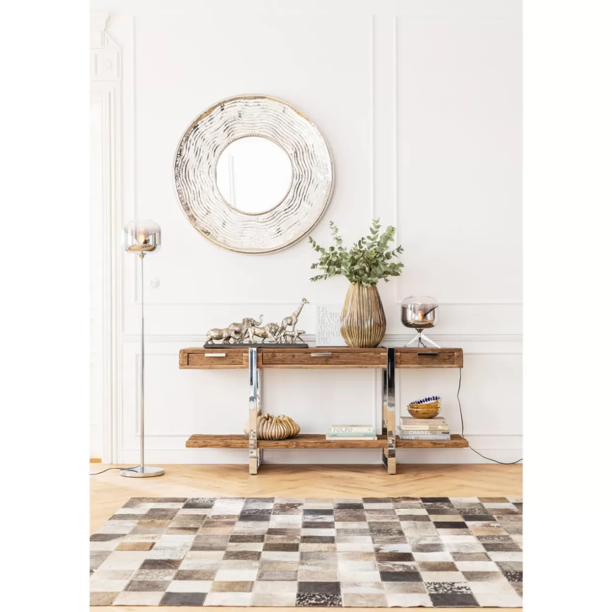 Console Rustico KARE - Credenza Vintage e Comò Contemporaneo, 180x46 cm per Arredamenti di Carattere