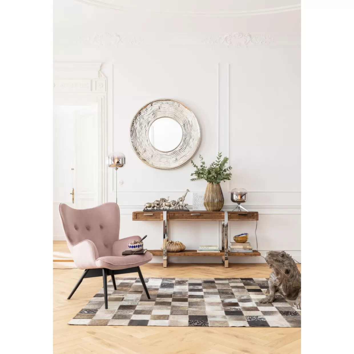 Console Rustico KARE - Credenza Vintage e Comò Contemporaneo, 180x46 cm per Arredamenti di Carattere