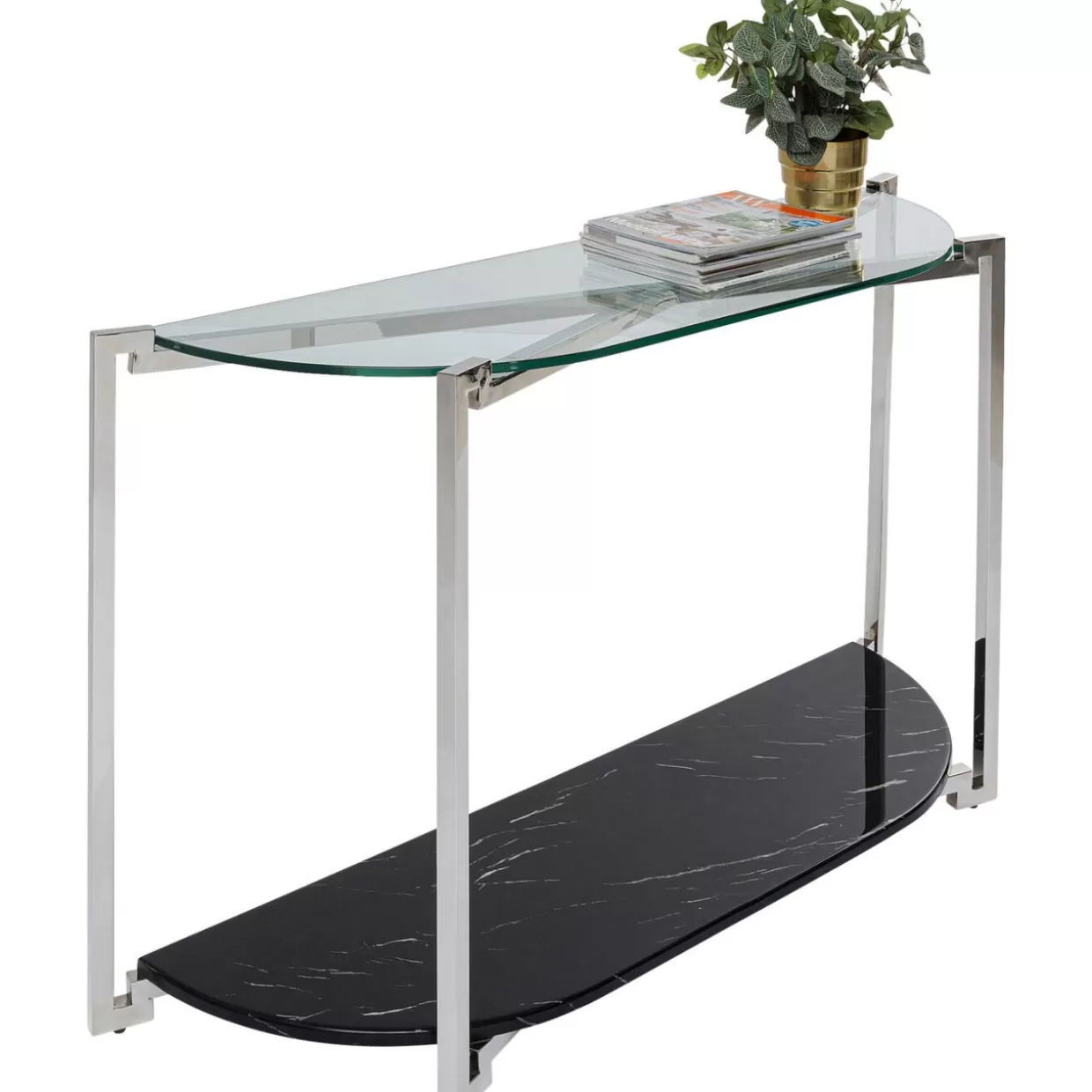 KARE Design Comò e Credenze Moderne - Consolle Vivian con Design Elegante, 140x40 cm per Arredamento Contemporaneo