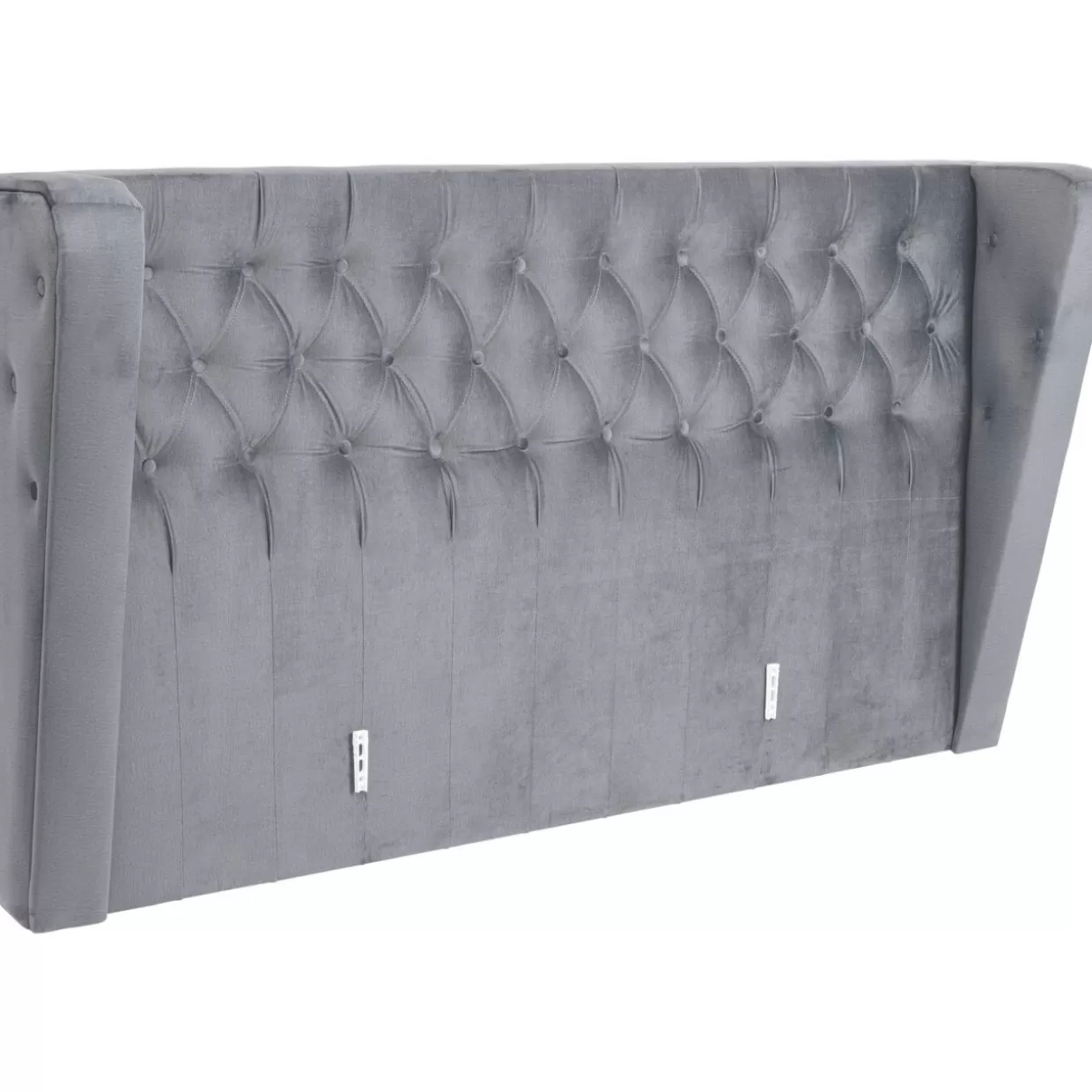 Testiera Moderna Benito Moon, Design Esclusivo KARE - Grigio Luna, 160 cm