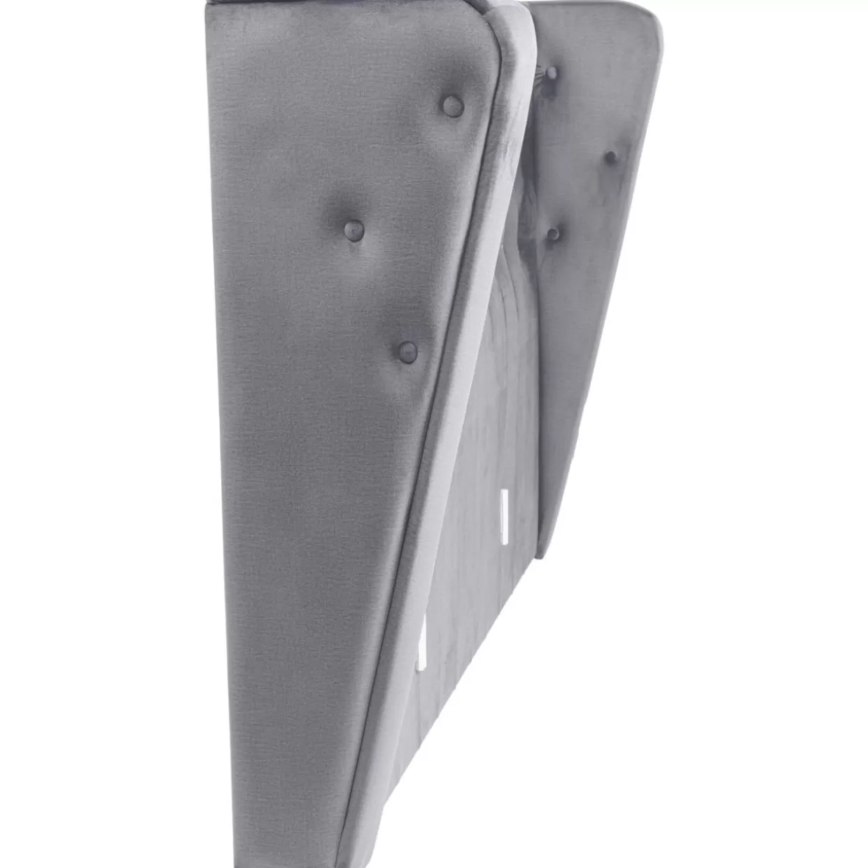 Testiera Moderna Benito Moon, Design Esclusivo KARE - Grigio Luna, 160 cm