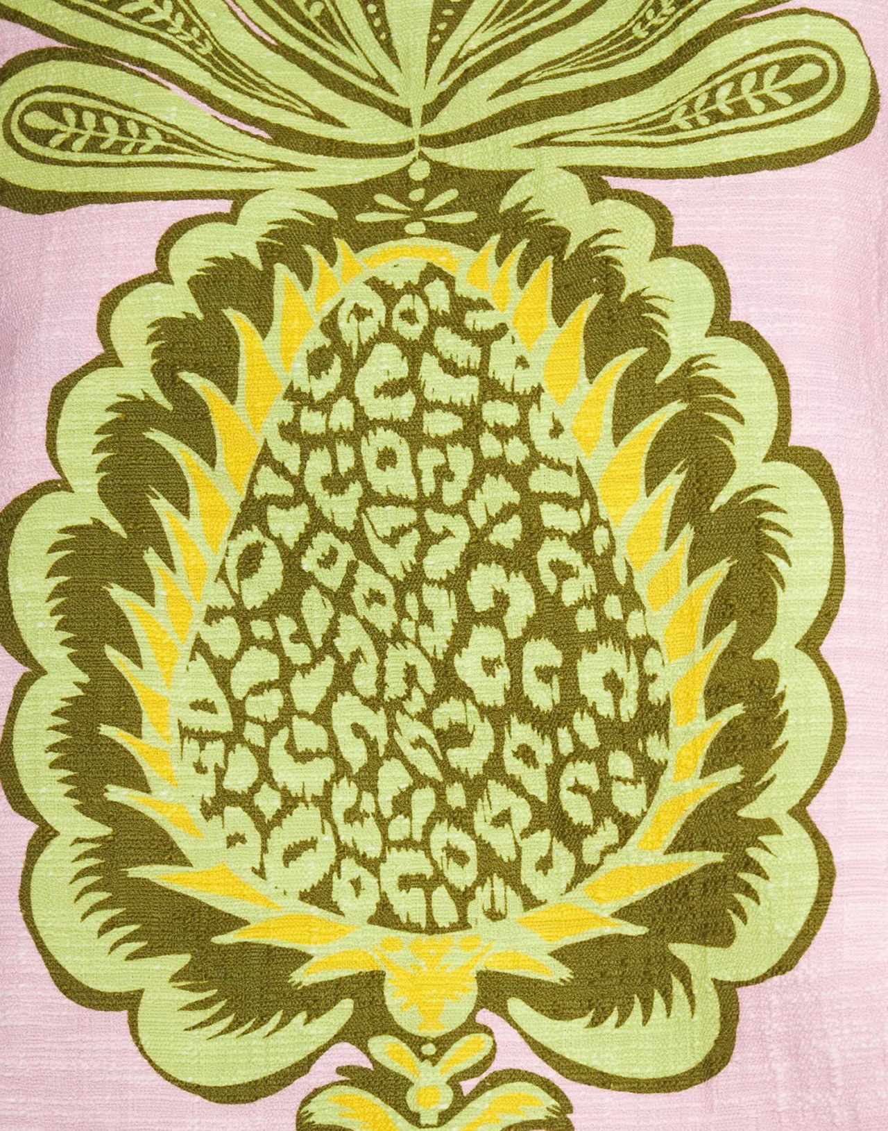 Piume Raffinate: Top Modello La Scala di La DoubleJ in Cotone Rigato - Edizione Speciale Rosa Ananas Tropicale