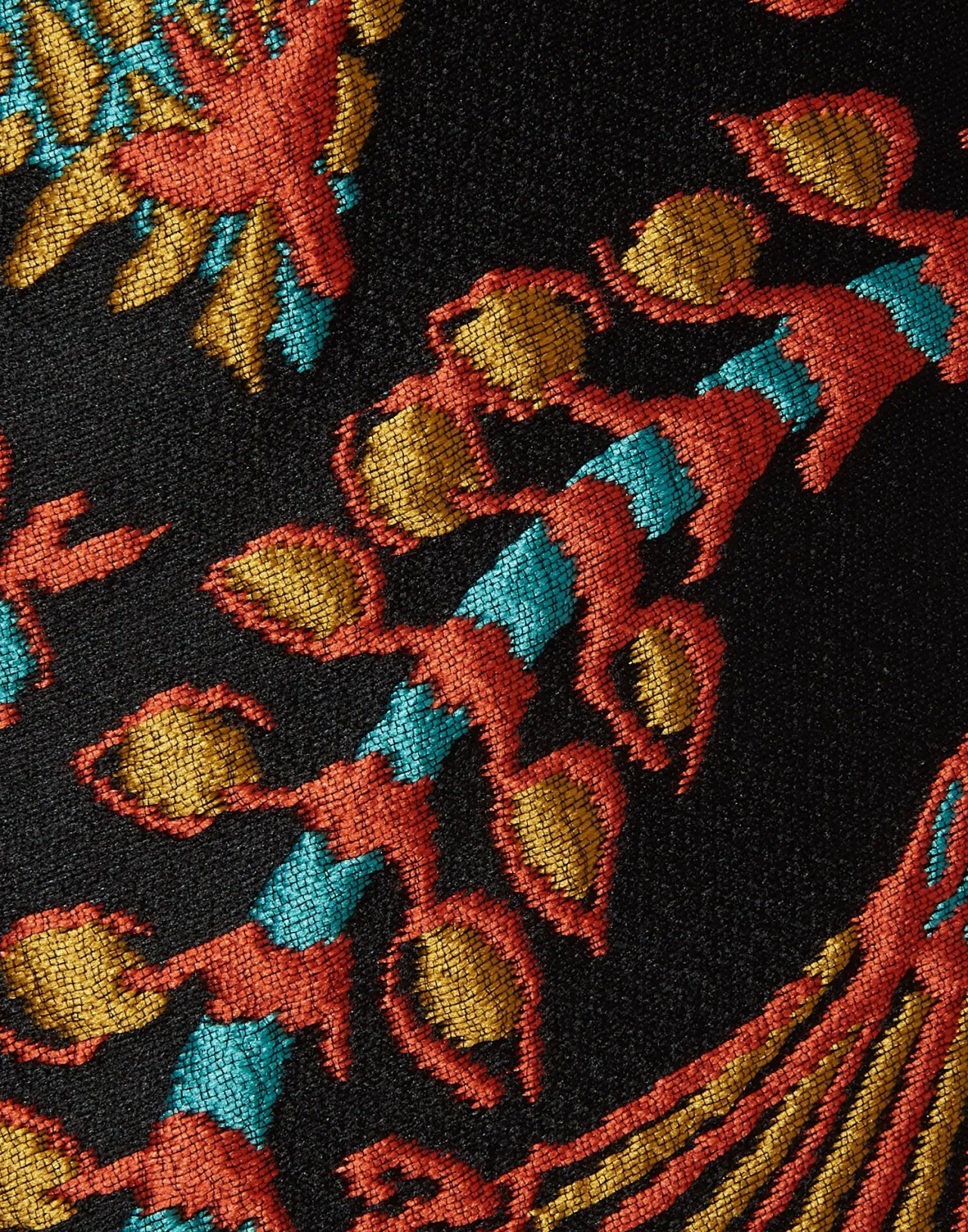 La DoubleJ Collezione La Scala: TopSicomore in Jacquard Nero con Decorazioni Piumate - Edizione Limitata con Sconti Esclusivi