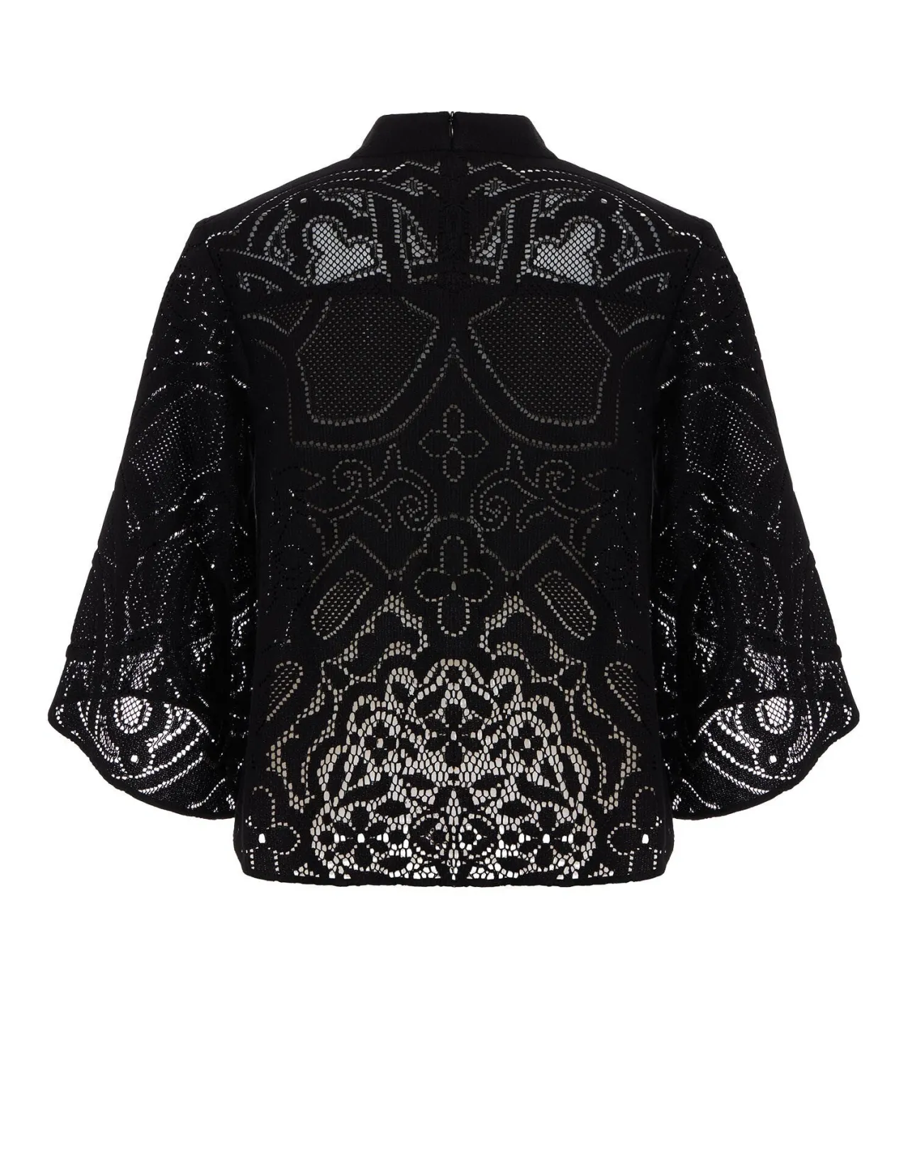 La DoubleJ | Top Elegante con Ricami e Pizzi - Nero Intenso | Edizione Limitata in Cotone Pregiato - Shop Online