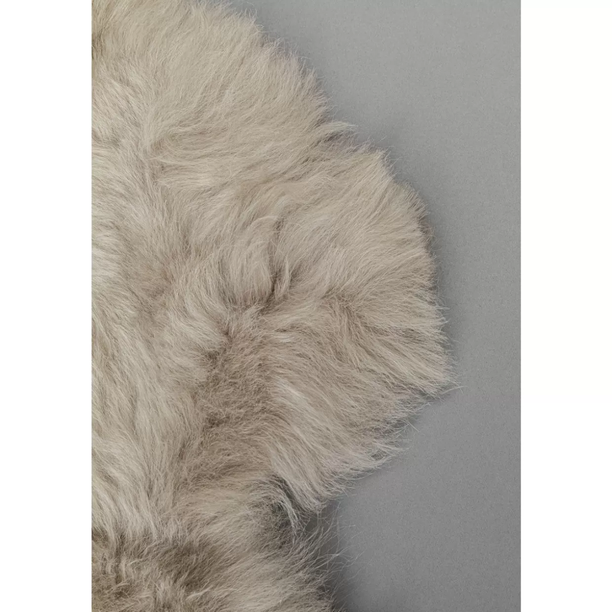 Tappeto Lana Agnello Heidi Grigio Antracite - Morbido Design Moderno KARE 85x65 cm