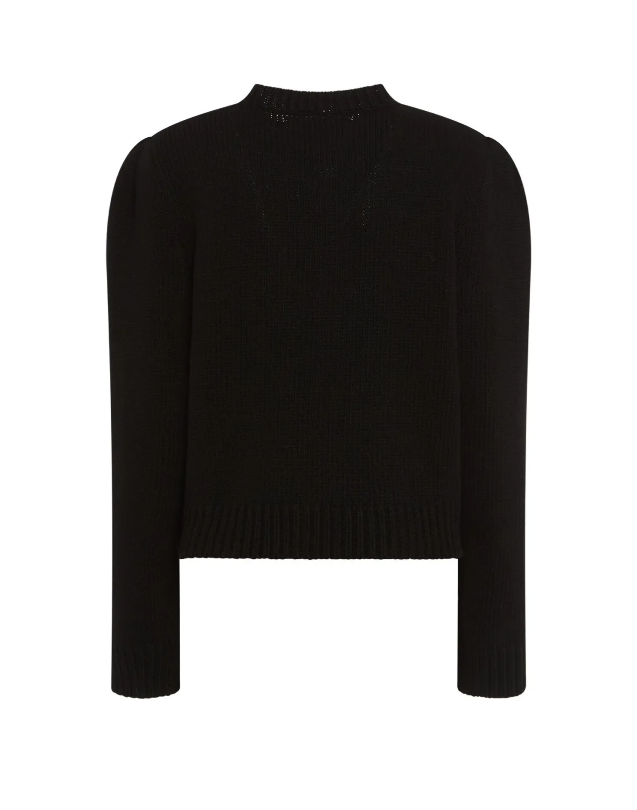 Lana Pura Ricamata a Mano - Maglione Oversize Lampone Nero di La DoubleJ con Tocco Vintage Femminile