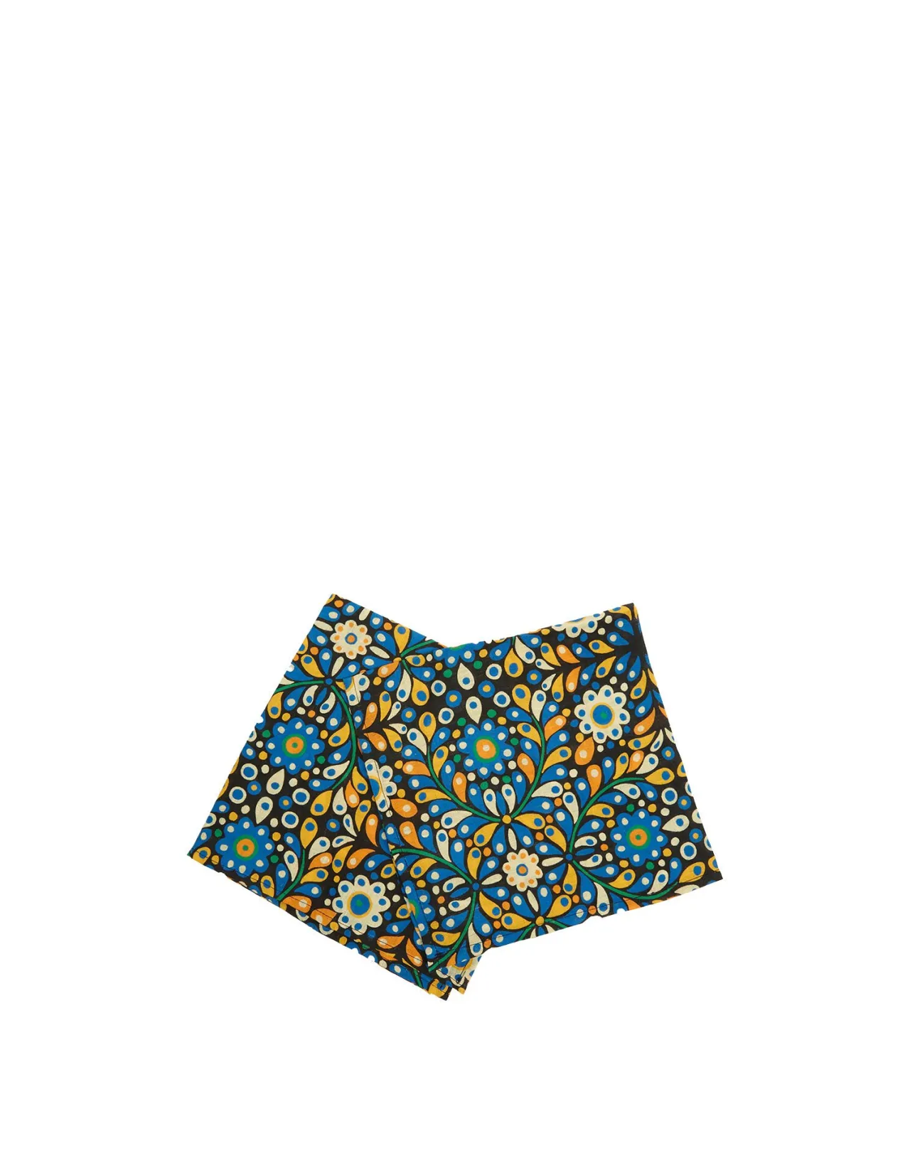 Tovaglioli Maxi La DoubleJ: Confezione da 2 in Lino con Fantasia Confetti Blu - Offerta Imperdibile