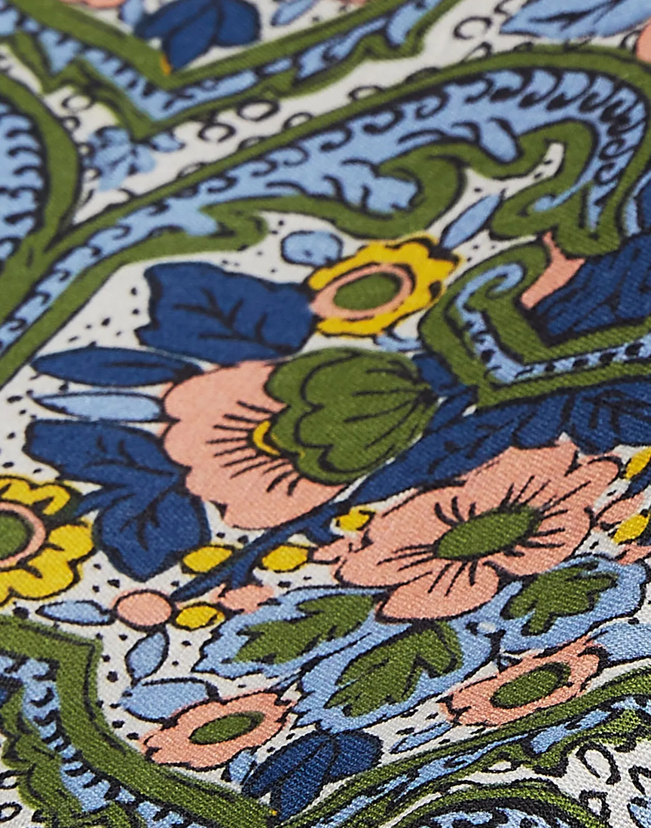 Tovaglioli artistici La DoubleJ blu corte - Set da 2 in lino pregiato per tavole eleganti