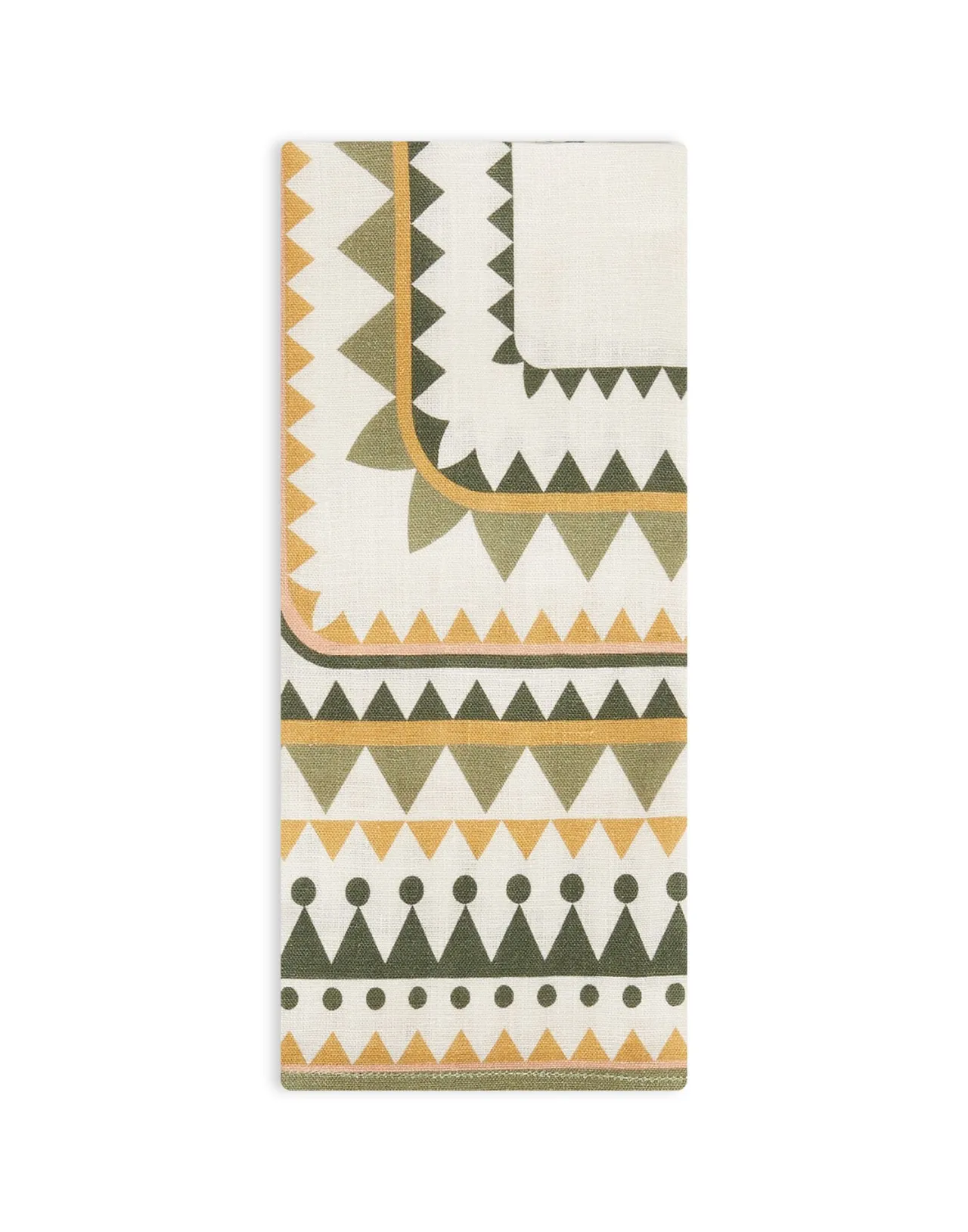 La DoubleJ: Set Esclusivo di 2 Tovaglioli Eleganti in Lino - Design Doric Placée, Colore Verde Chiaro (In Offerta)