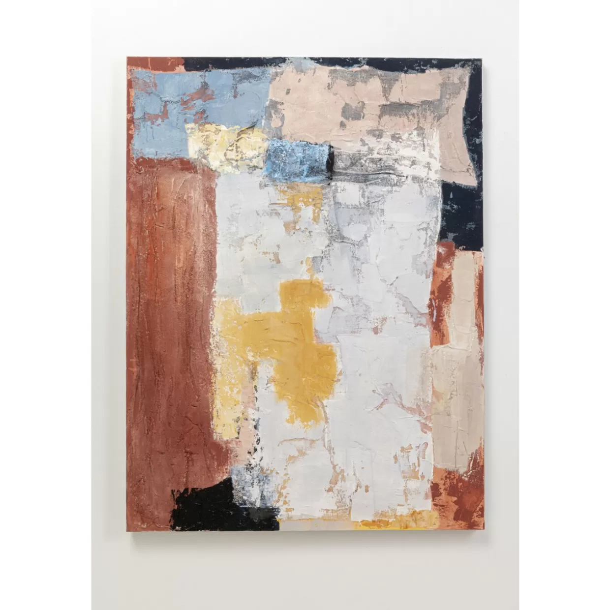 Quadro Moderno Art Splash su Tela con Tonalità Vibrante Arancione - 90x120 cm | Design Esclusivo KARE