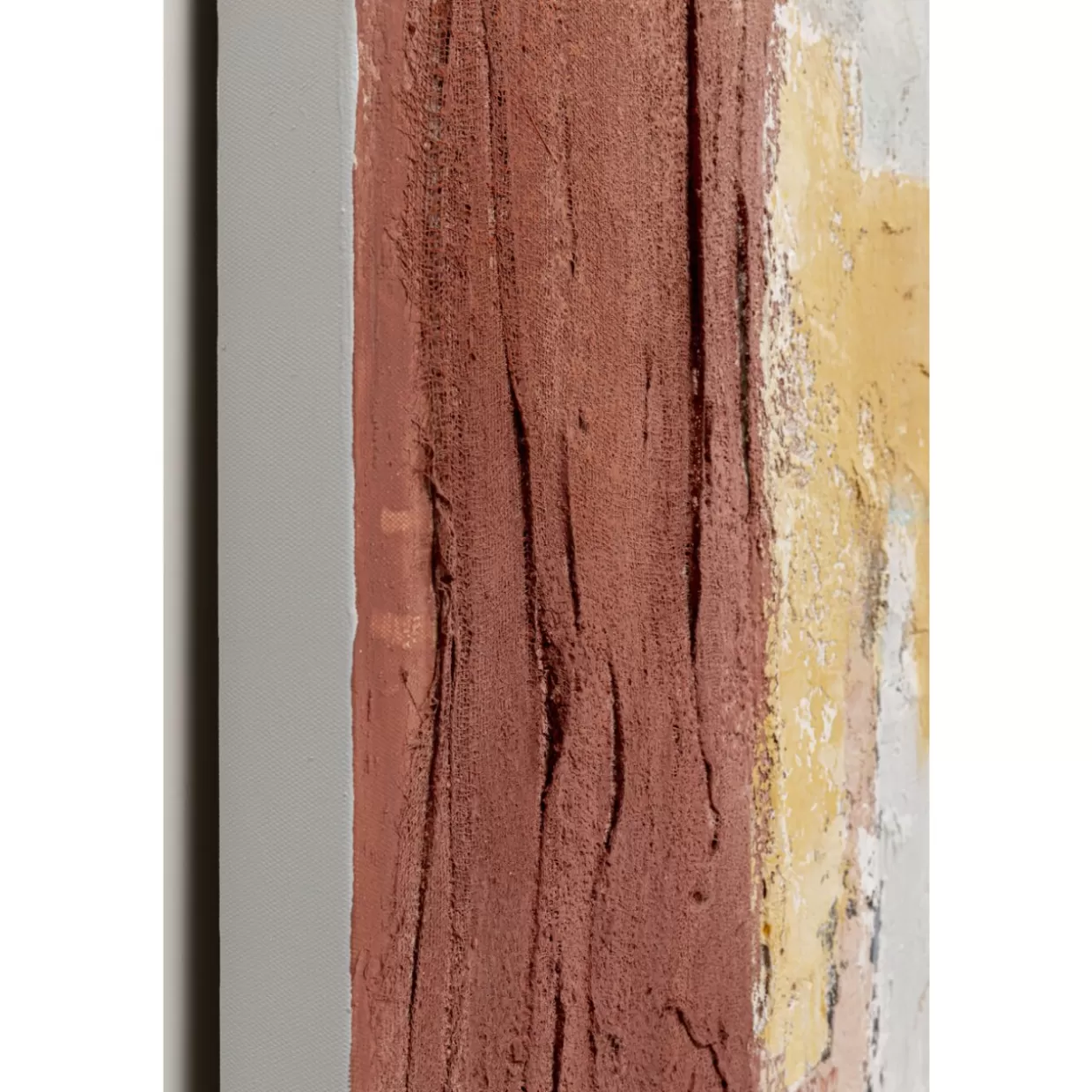 Quadro Moderno Art Splash su Tela con Tonalità Vibrante Arancione - 90x120 cm | Design Esclusivo KARE