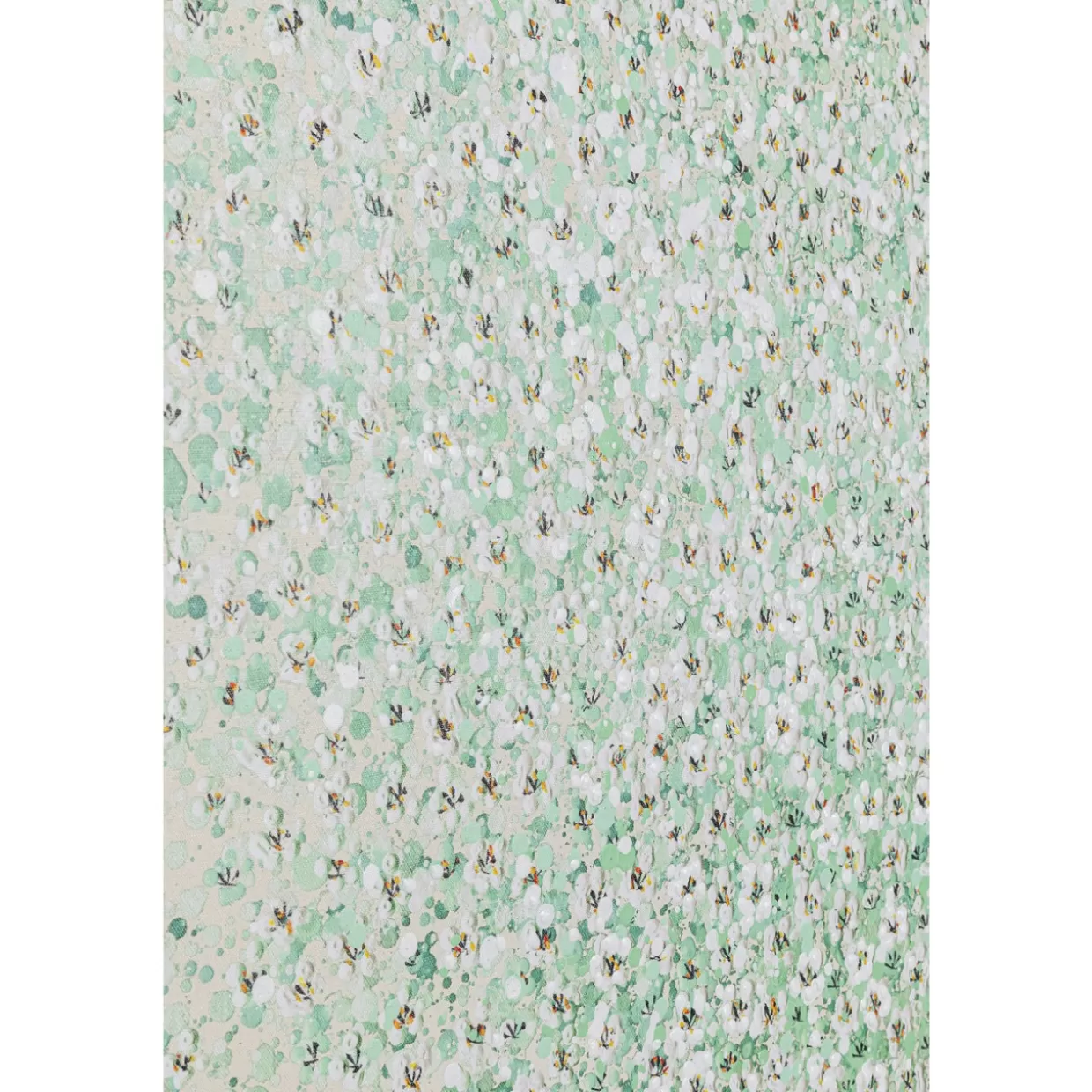 Quadro Moderno 'Flower Boat' su Tela - Tinte Naturali Beige e Verde, 160x120 cm, Ideale per Arredamento Contemporaneo | KARE Design Collection