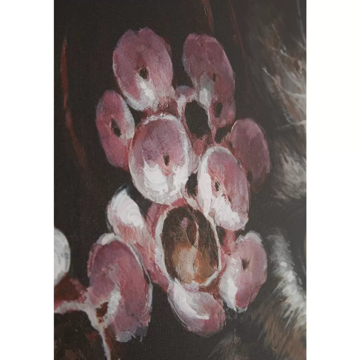 KARE Design - Quadro Moderno Tigre tra i Fiori in Stampa su Tela, Decorativa Parete 90x140 cm