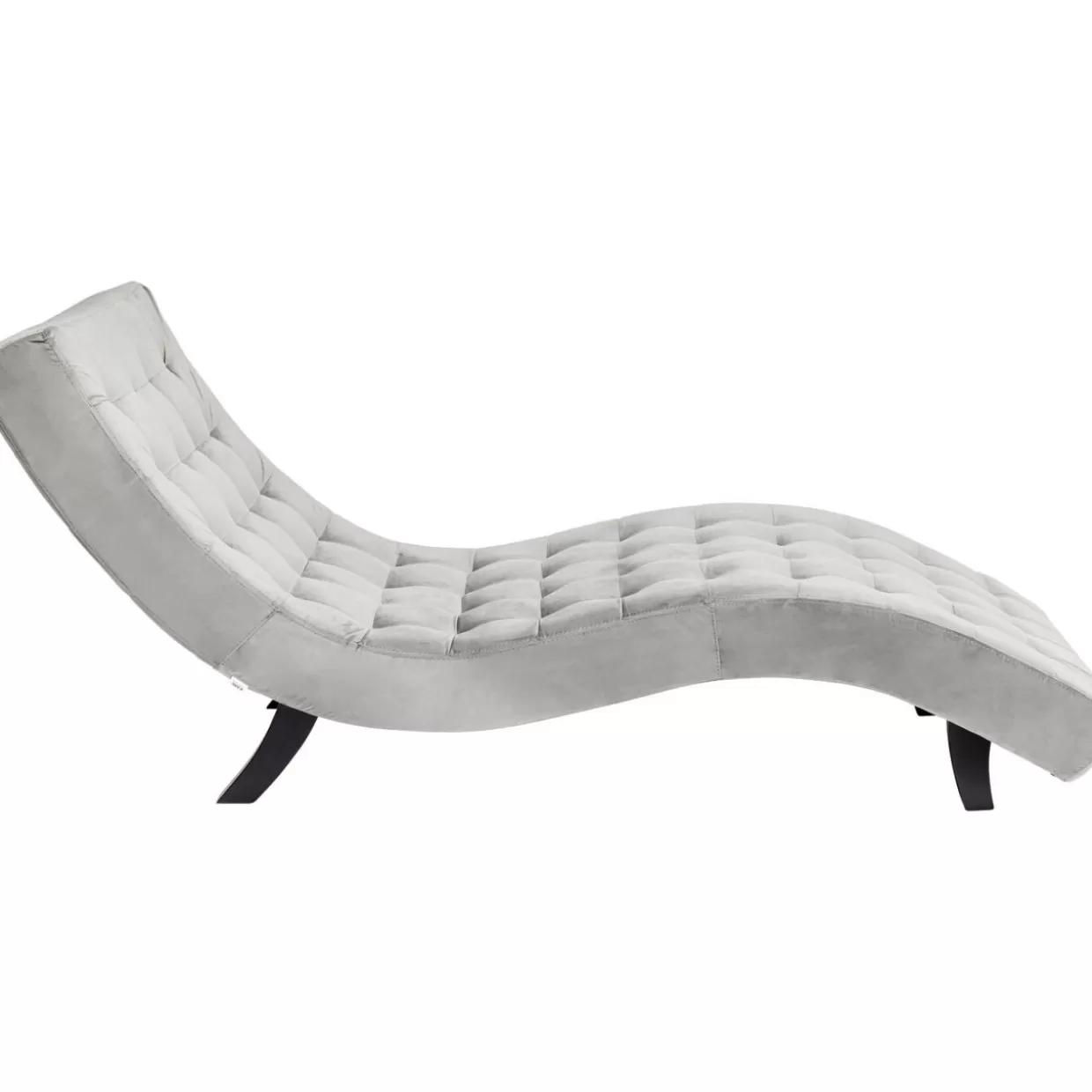 Divano Moderno KARE Design in Pelle Effetto Serpente Grigio Antracite - Poltrona Confortevole con Struttura 197 cm per Soggiorno Elegante