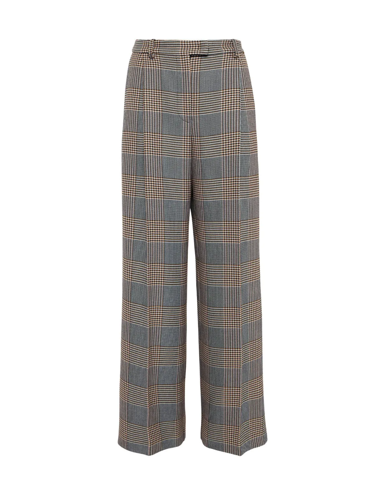 Pantaloni Svasati La DoubleJ - Trama Mori Multicolore in Viscosa Confezionata, Stagione Top 

(：SEO，、(