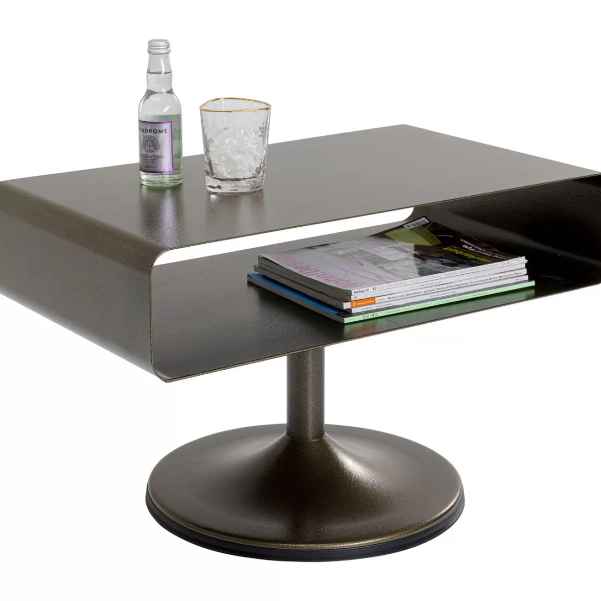 KARE Design - Mobile TV Lounge M in Bronzo, 70x42 cm - Complemento d'Arredo Moderno