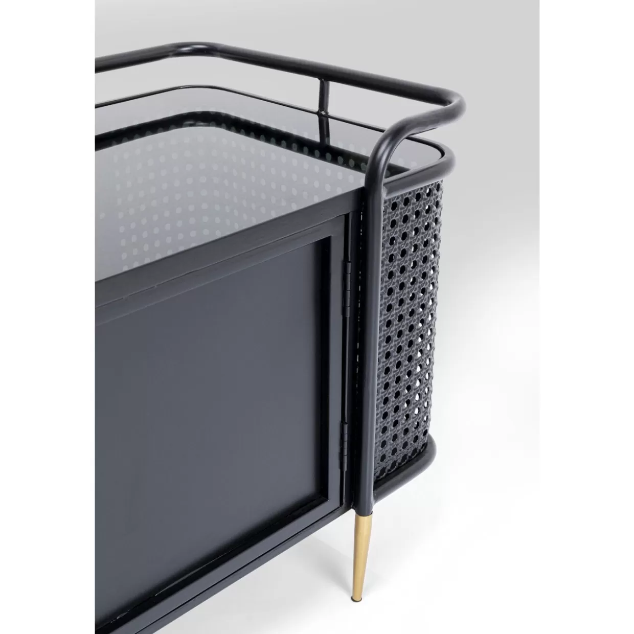 KARE Design Mobile Basso Moderno per Soggiorno - Credenza Funzionale Fence 160x48 cm con Stile Contemporaneo