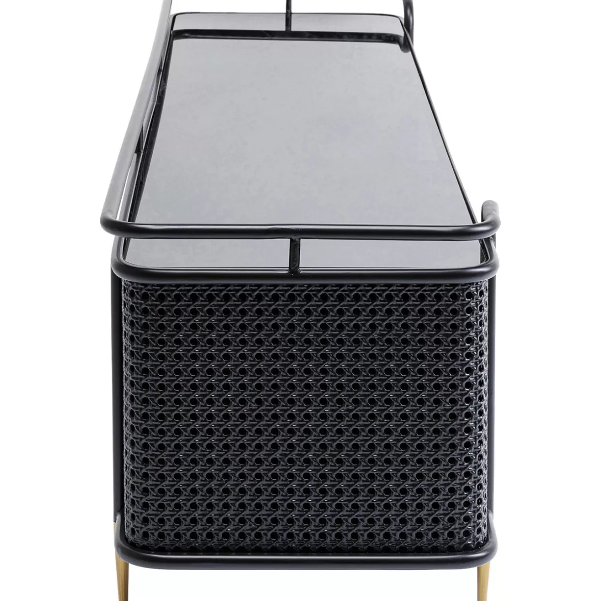 KARE Design Mobile Basso Moderno per Soggiorno - Credenza Funzionale Fence 160x48 cm con Stile Contemporaneo
