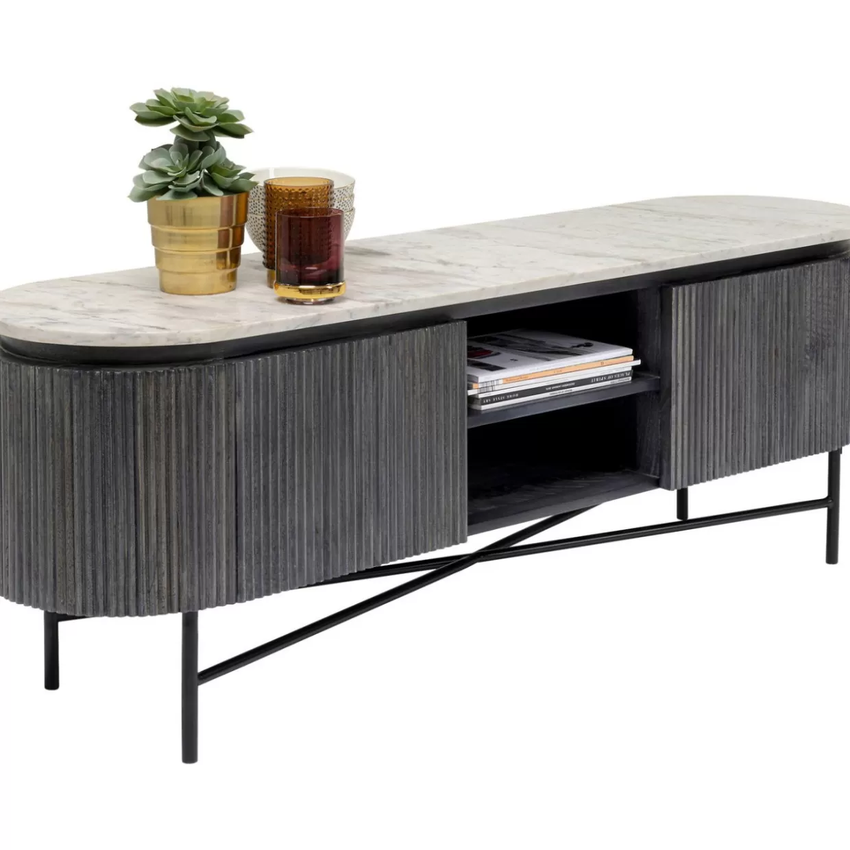 CASSETTIERE E CREDENZE KARE DESIGN | MOBILE BASSO GLENN DAL DESIGN CONTEMPORANEO