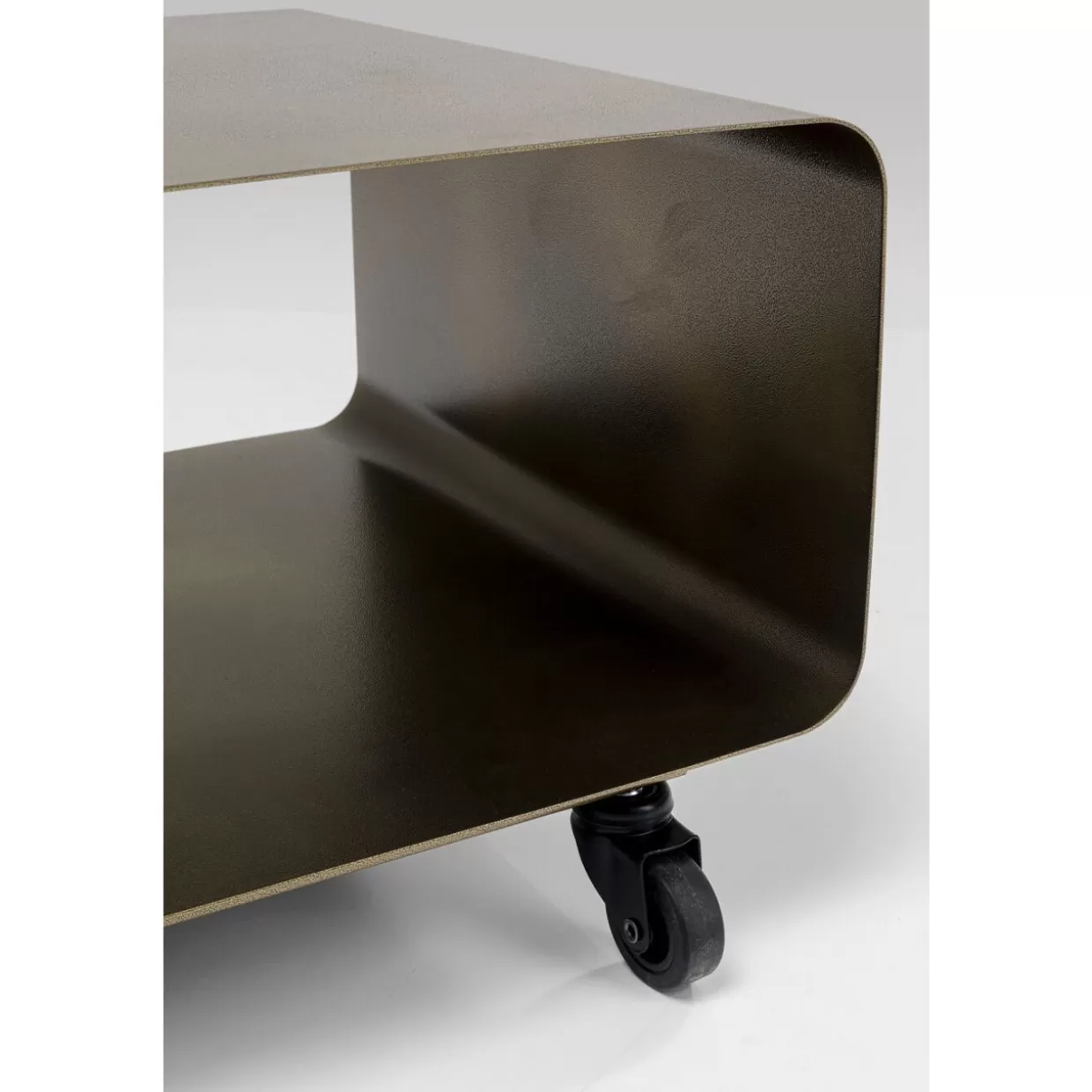 Mobile bassopiano Lounge M in bronzo con ruote - Comò moderno & credenza design 90x30 cm KARE 

(Alternativa più fluida: 
