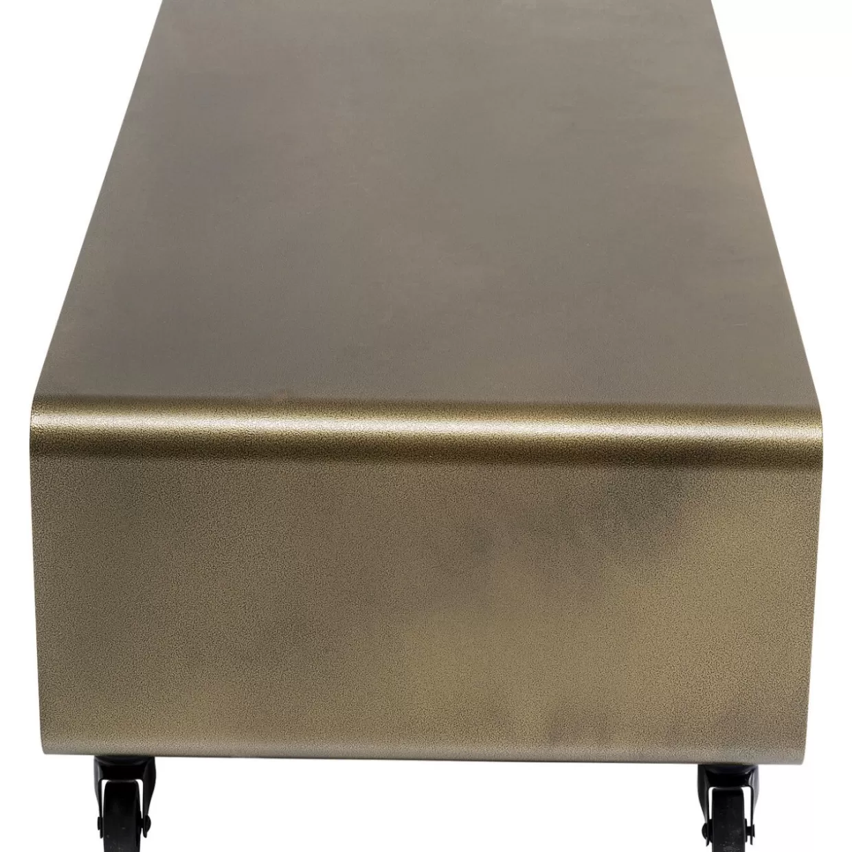 Mobile bassopiano Lounge M in bronzo con ruote - Comò moderno & credenza design 90x30 cm KARE 

(Alternativa più fluida: 
