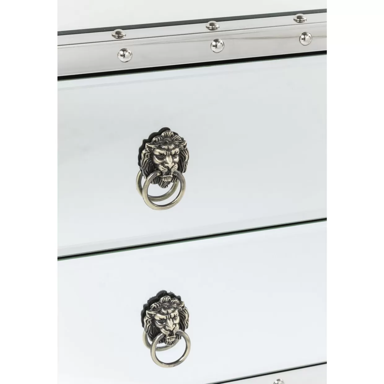Comò e Credenze Moderne Rivet by KARE Design - Lowboard Funzionale con Design Industriale