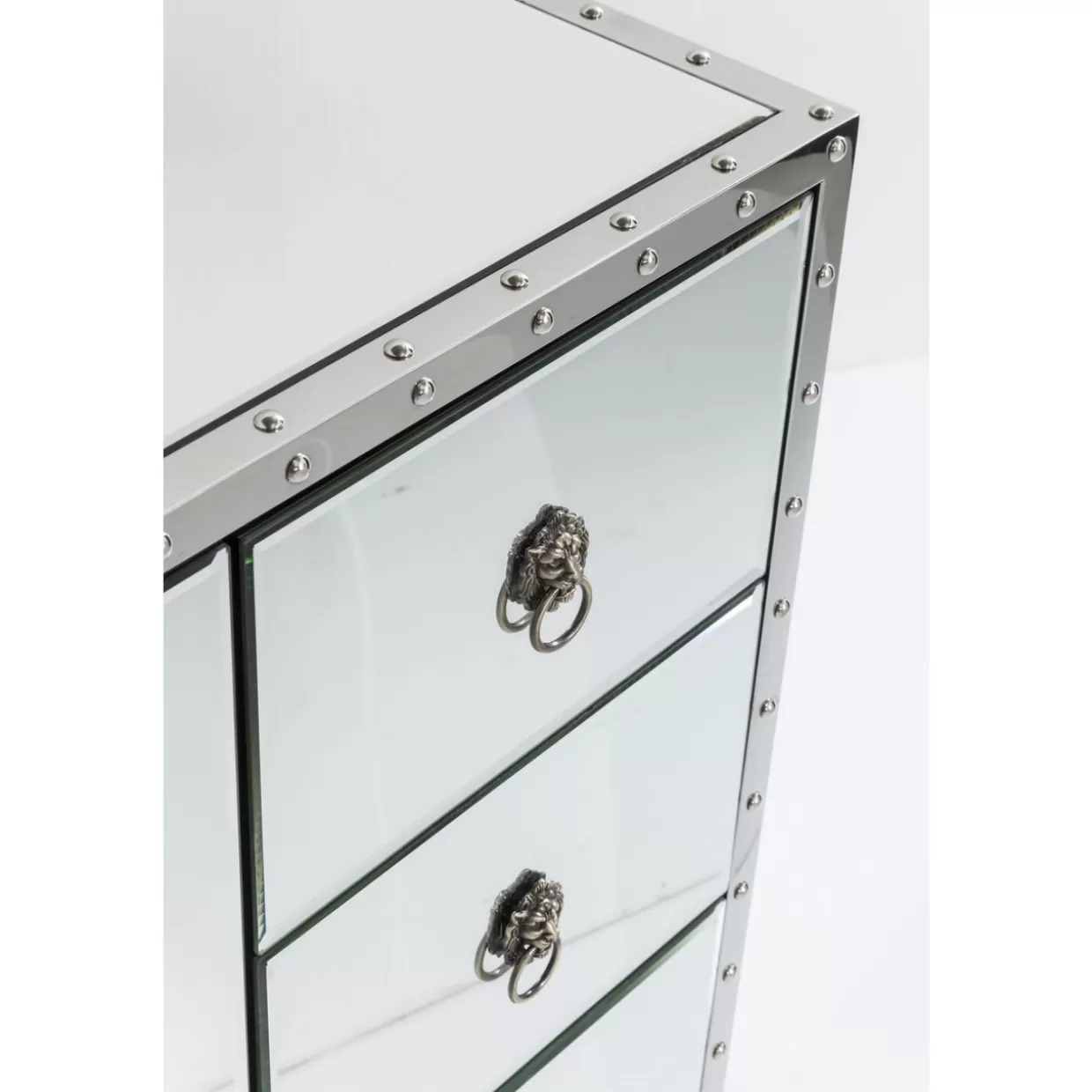Comò e Credenze Moderne Rivet by KARE Design - Lowboard Funzionale con Design Industriale