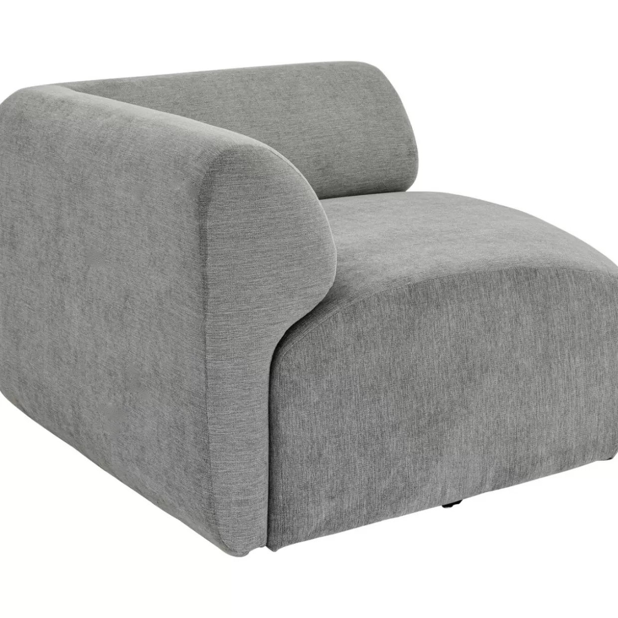 Divano Angolare Moderno Lucca Ecke Elements in Grigio Antracite - Design Esclusivo KARE, Larghezza 86 cm