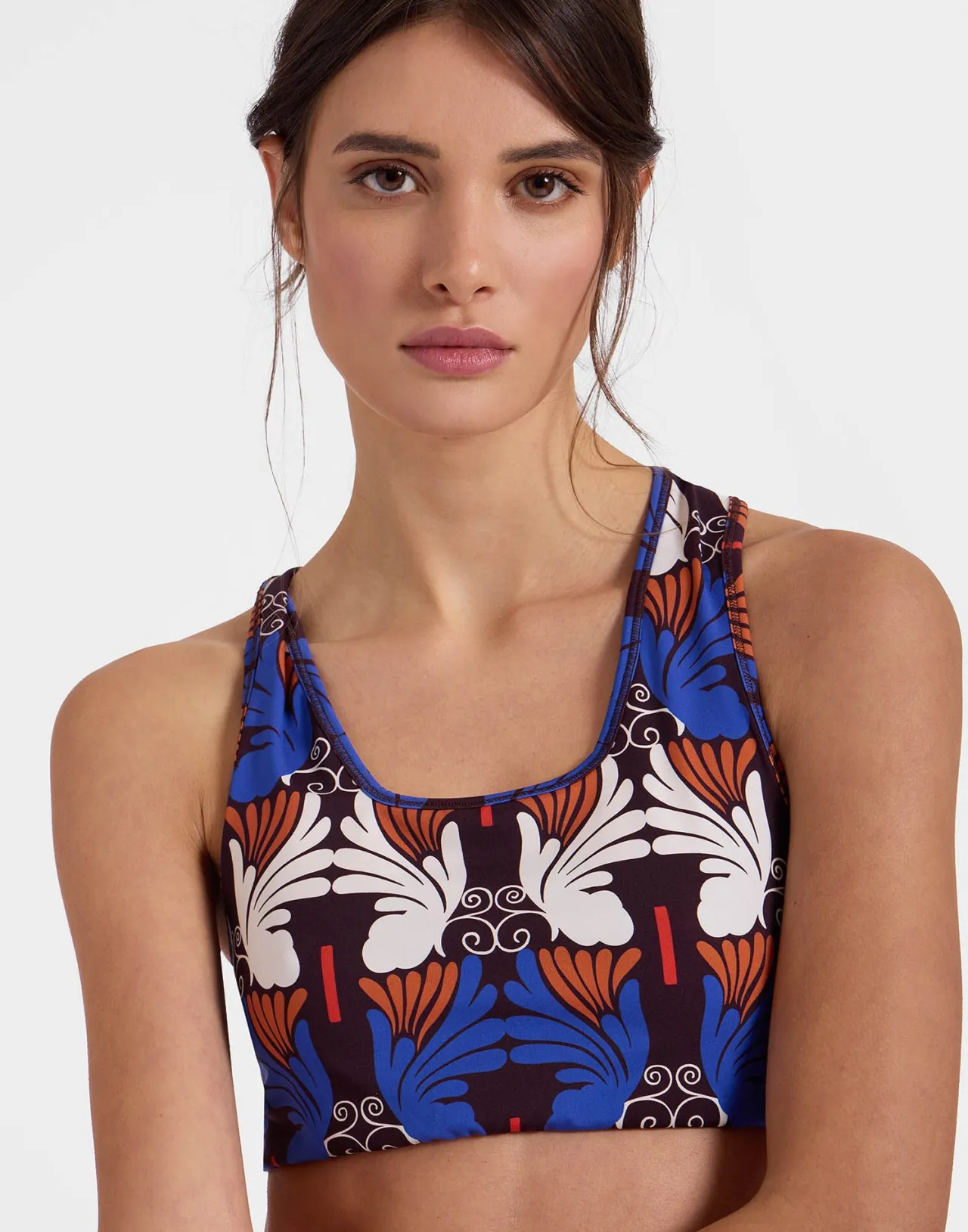 La DoubleJ - Reggiseno Bralette Magico in Jersey Elasticizzato Micro Cioccolato