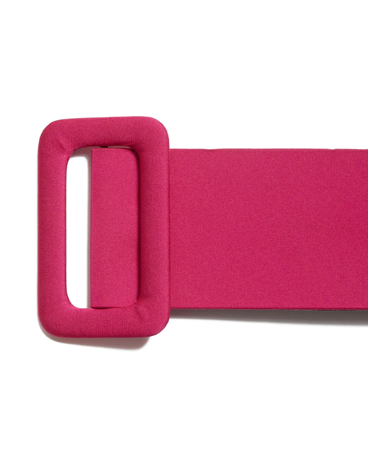 Saldi esclusivi - Fascia media in satin elastico La DoubleJ, nuance ciclamino vibrante