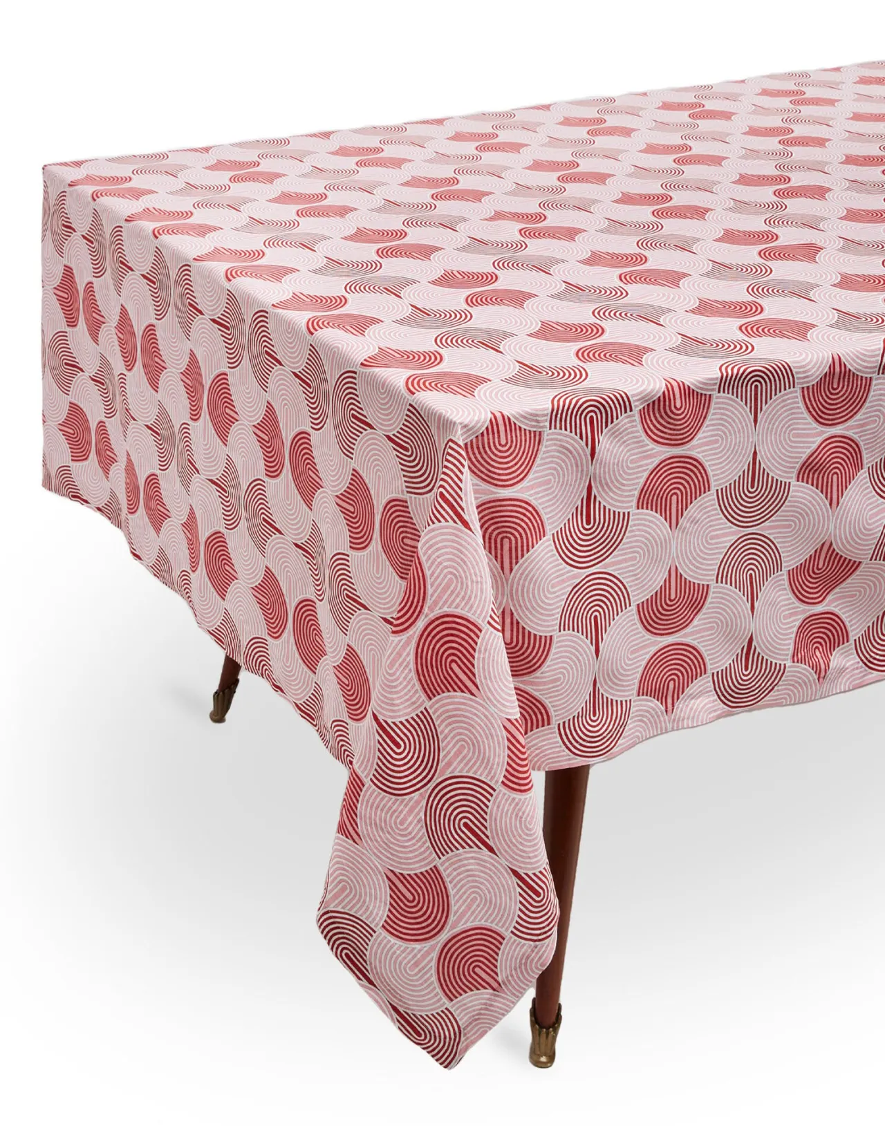 Tovaglia La DoubleJ Media in Lino Slinky Rosso - 180x280 cm per tavoli, Prezzo Conveniente