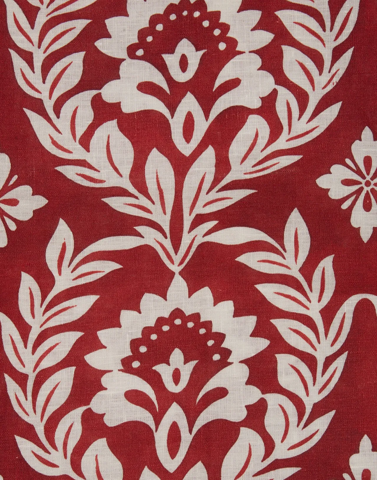 La DoubleJ Tovaglia Media con Festone in Lino Bordeaux - Eleganza Artigianale per Tavole Imbandite