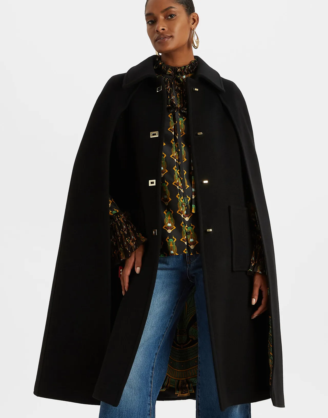Cappotto Iconico La DoubleJ Milano in Lana Pura - Nero Elegante per Stagione Fredda