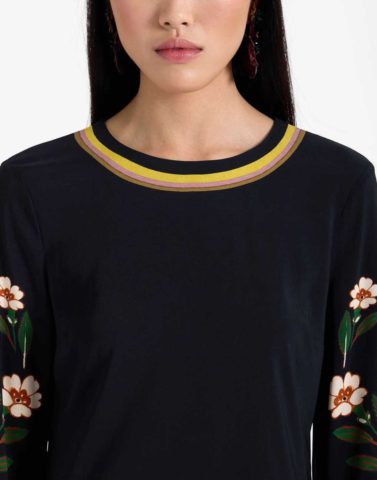 Abitino La DoubleJ Supreme in velluto nero sabbia - Vestito corto a campana con dettagli Dazed Placée, taglia S