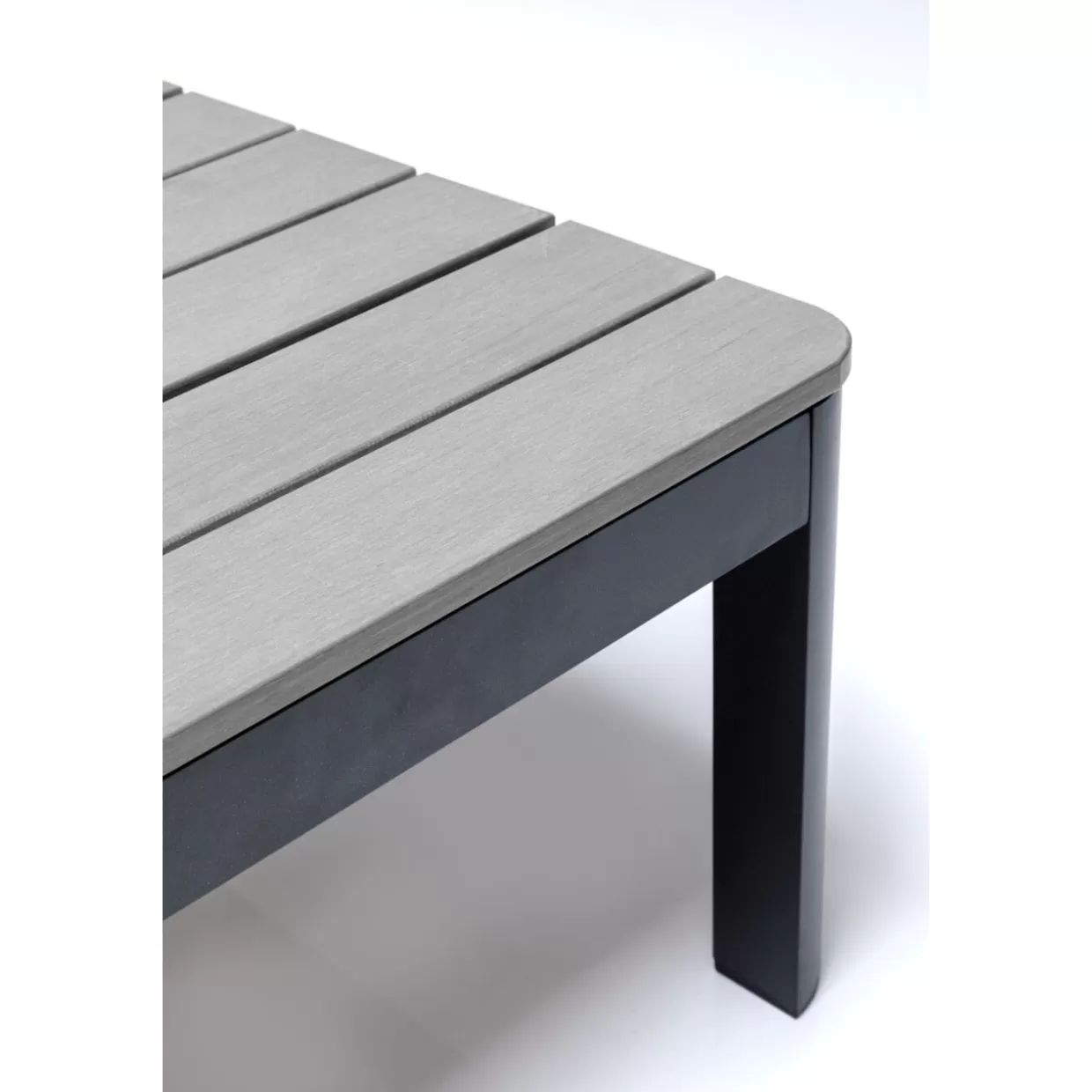 Tavolino da esterno multifunzione Holiday - Design funzionale in nero opaco KARE