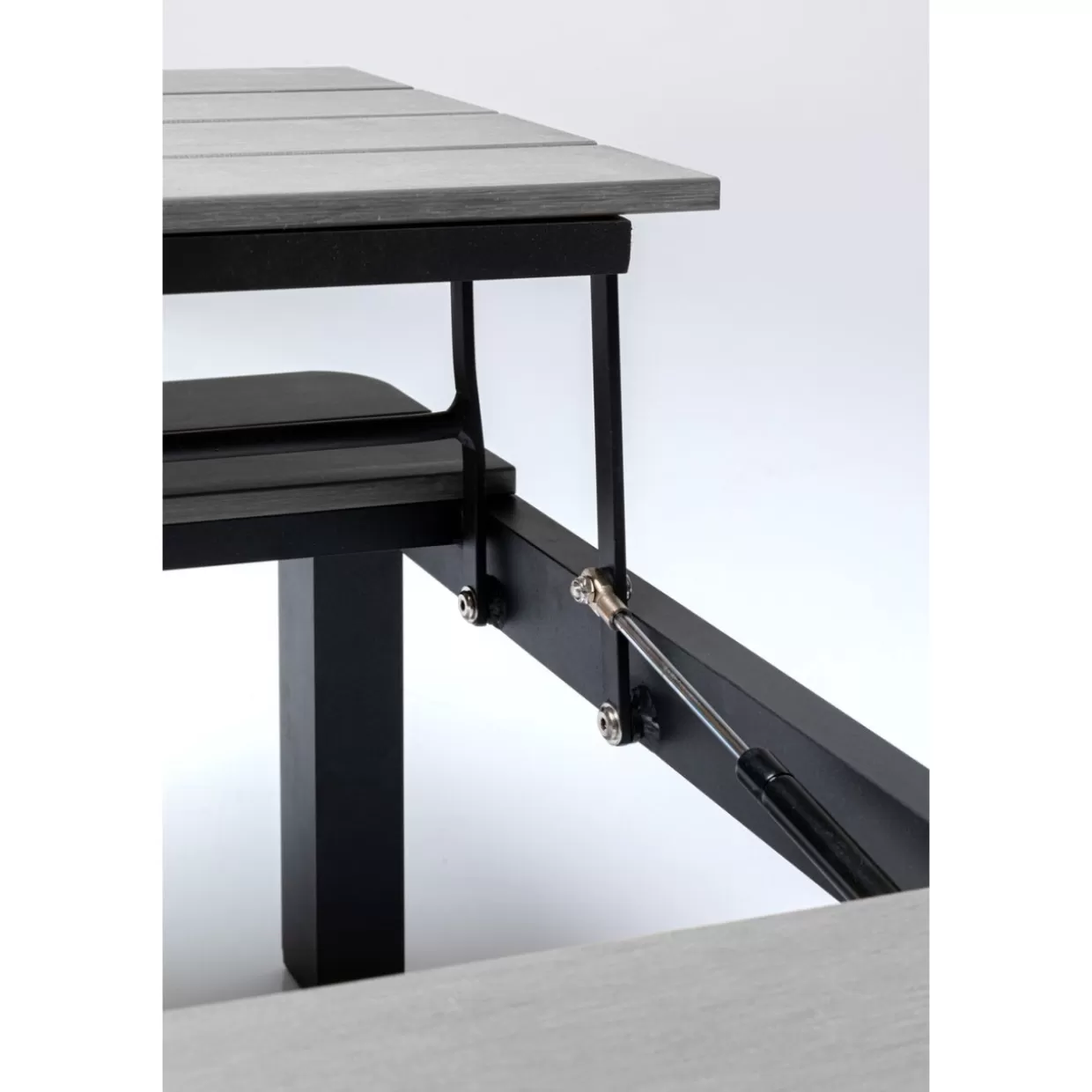 Tavolino da esterno multifunzione Holiday - Design funzionale in nero opaco KARE