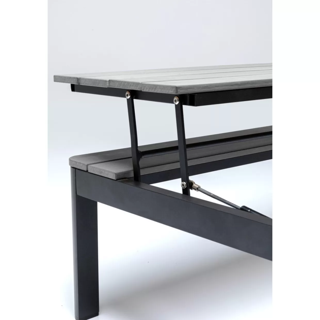 Tavolino da esterno multifunzione Holiday - Design funzionale in nero opaco KARE