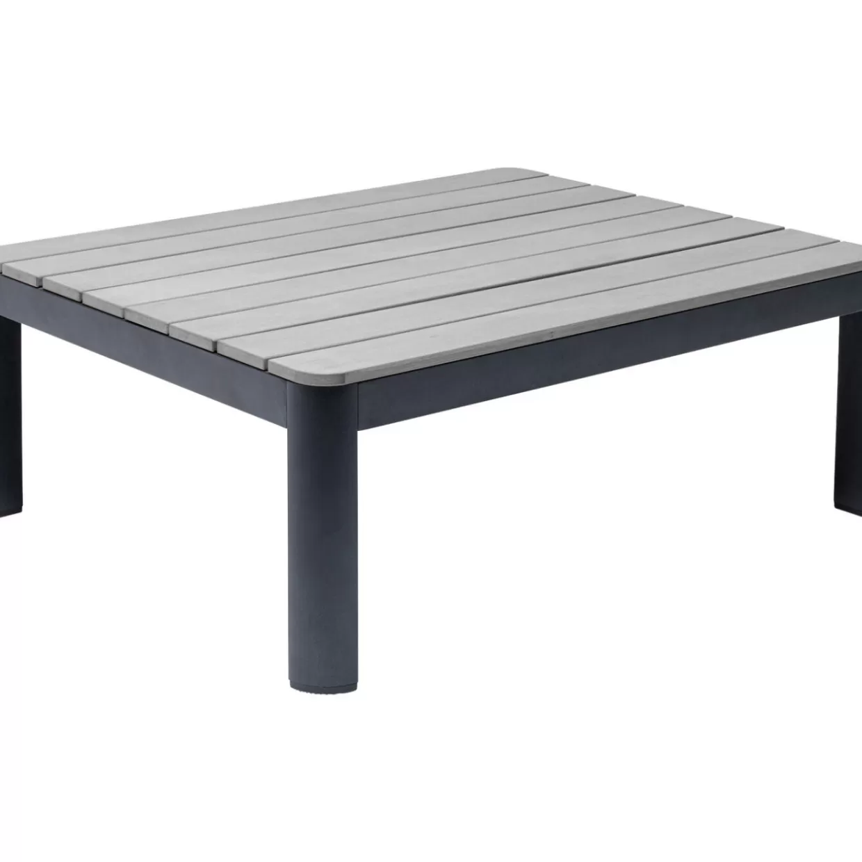 Tavolino da esterno multifunzione Holiday - Design funzionale in nero opaco KARE