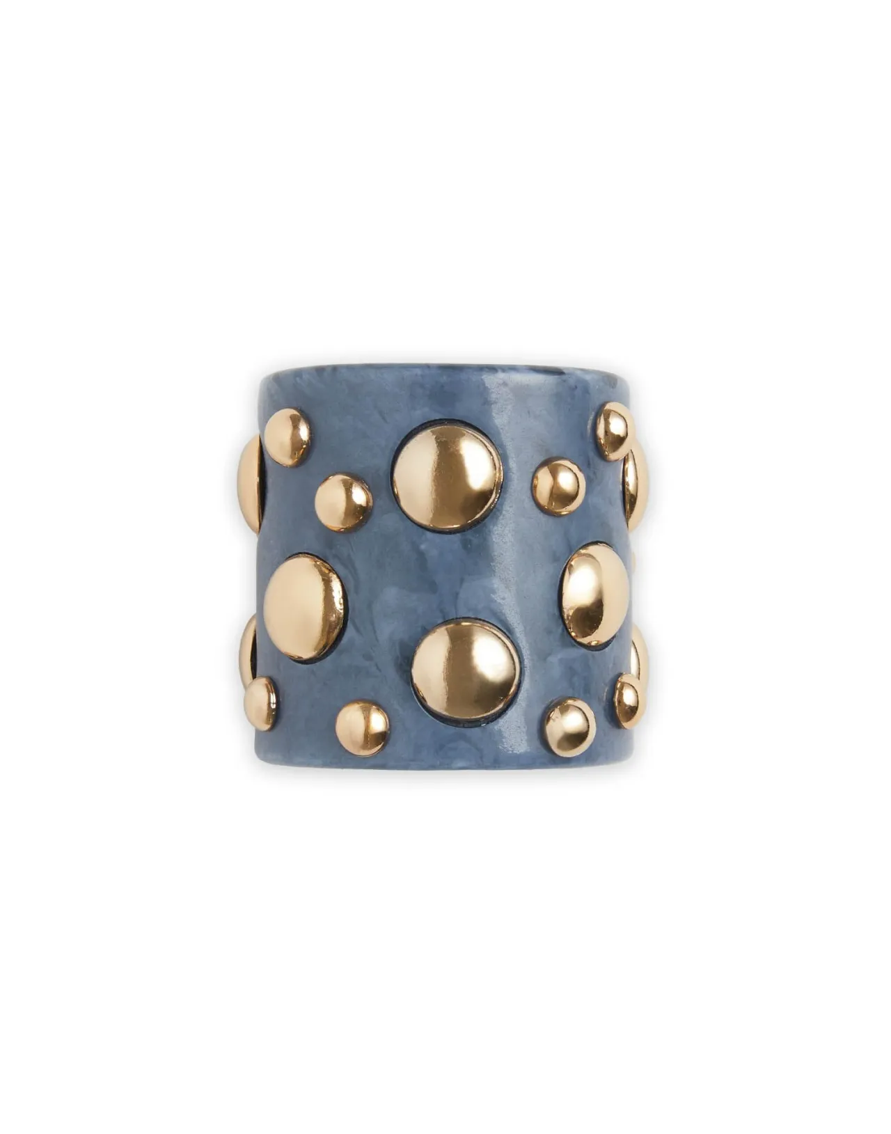 Bracciale Nefertiti La DoubleJ - Modello Solido Turchese in Resina Acrilica, Offerta Imperdibile