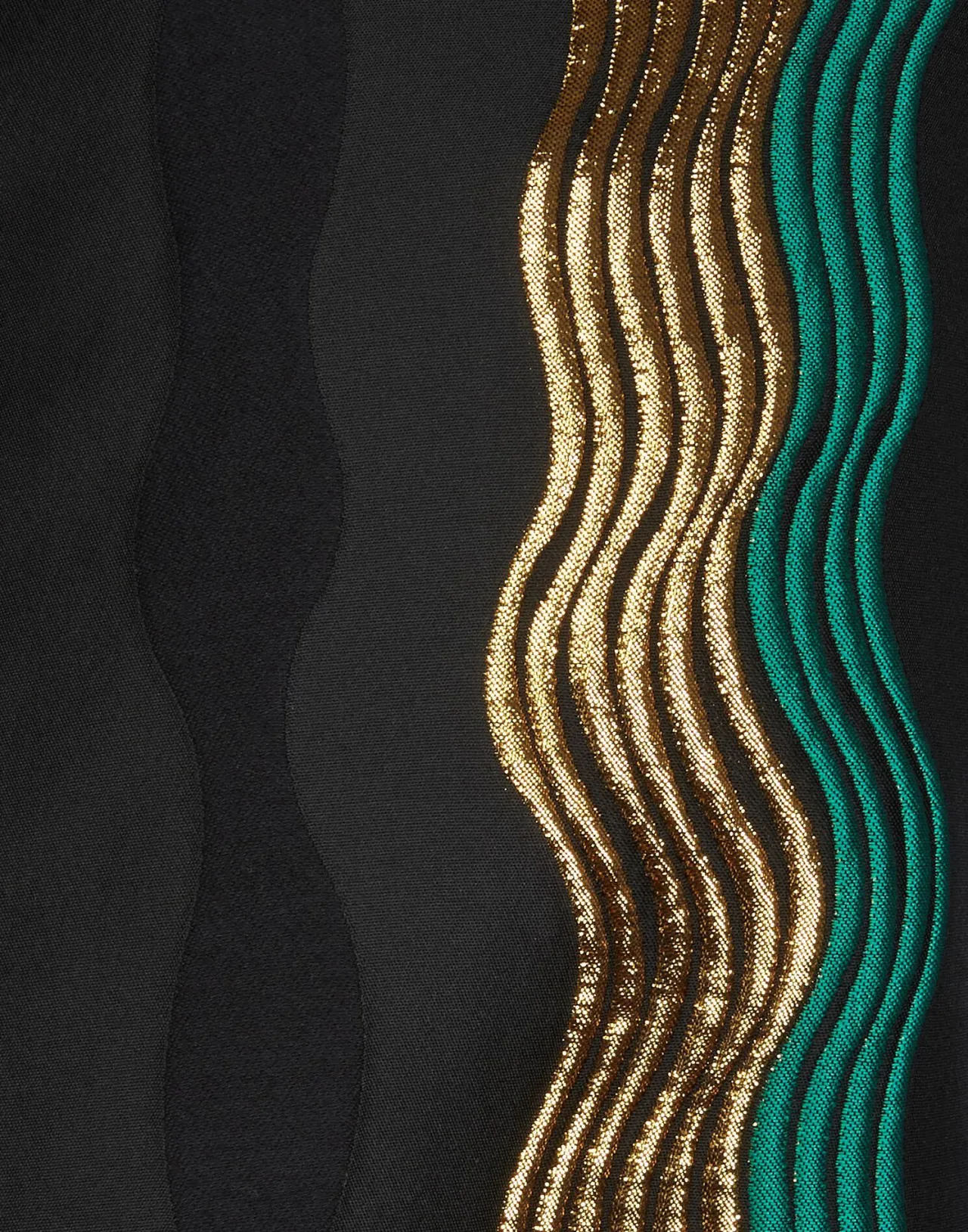 Giacca Elegante La DoubleJ in Jacquard Nero con Decorazioni di Piume - Edizione Speciale Nilo