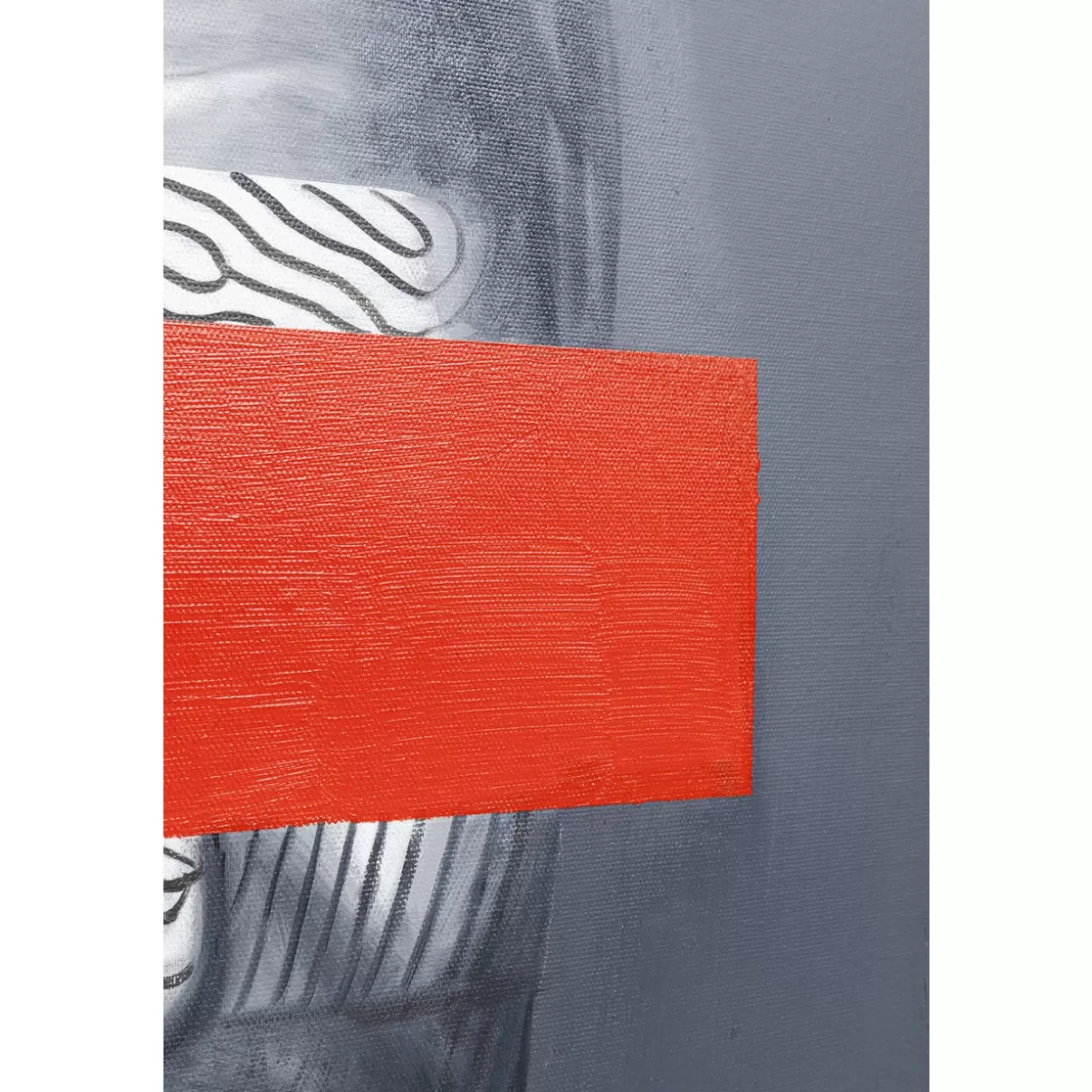 KARE Design - Cornice Elegante Filosofia Incognito con Stampa Olio 100x80 cm, Quadri Moderni per Arredamento