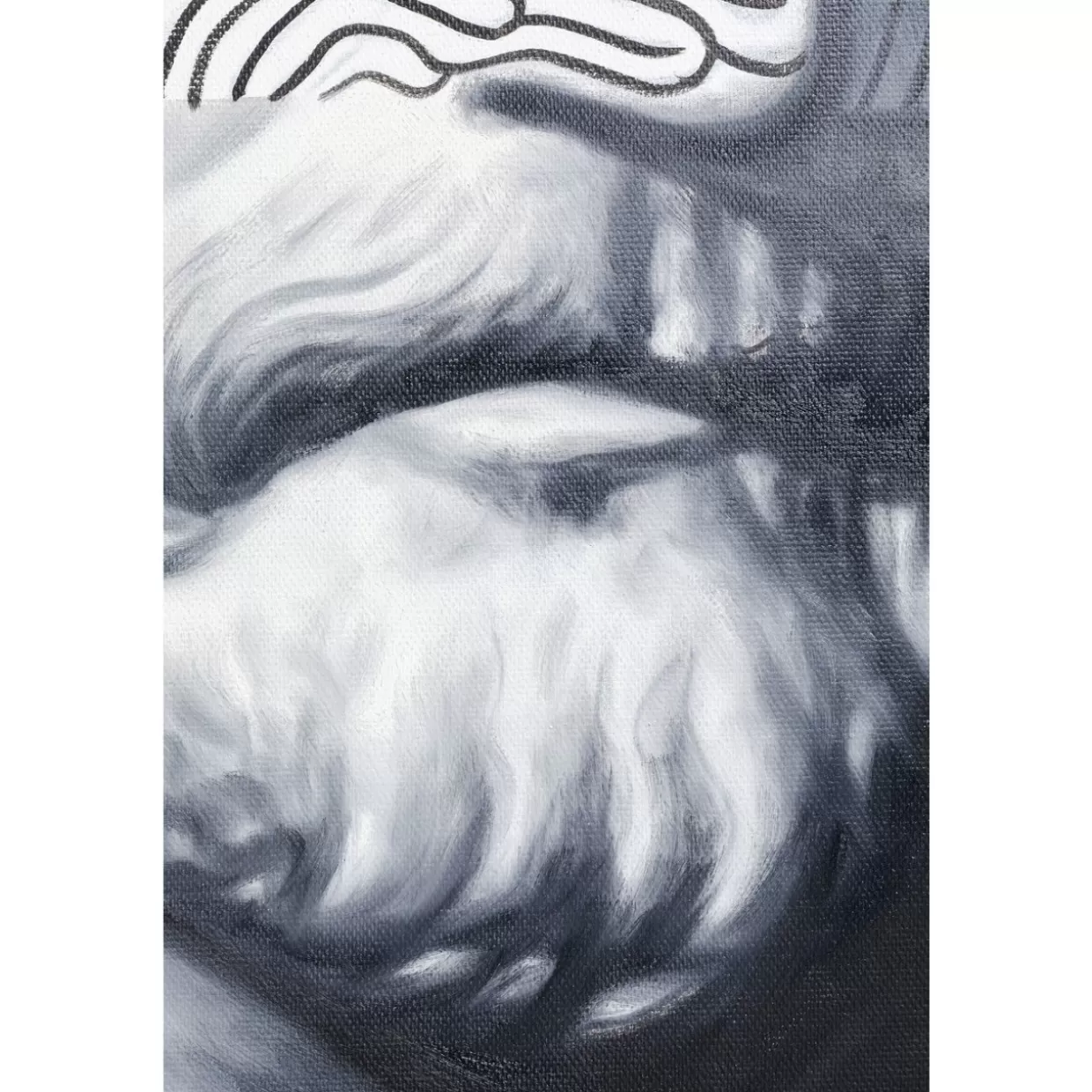 KARE Design - Cornice Elegante Filosofia Incognito con Stampa Olio 100x80 cm, Quadri Moderni per Arredamento